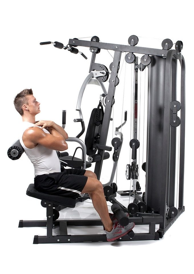 Finnlo by Hammer Kraftstation »Autark 6600«, 20 Gewichtsblöcke, (Butterflystange, Latzug, Ruderfunktion und mehr), multifunktionale Fitnessstation, max. Trainingsgewicht 110 kg