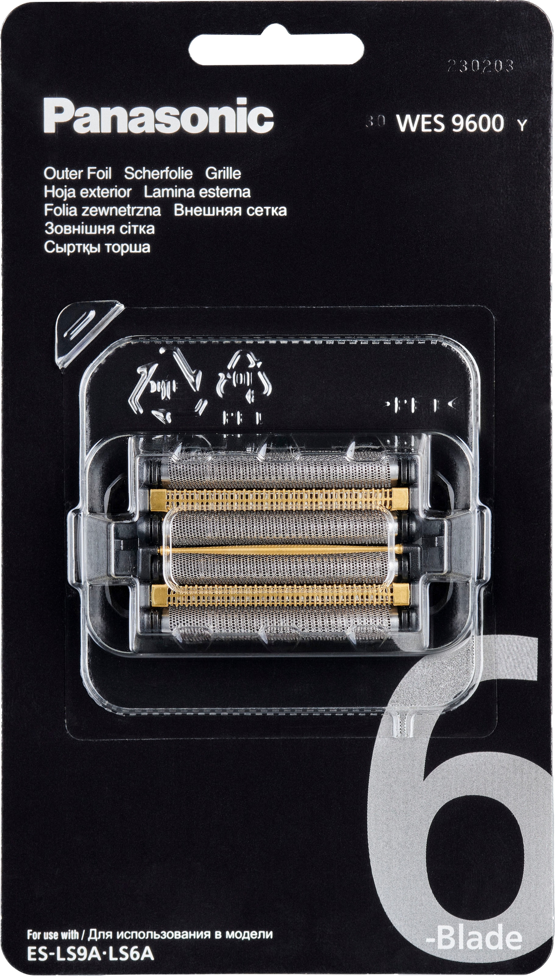 Panasonic Ersatzscherteil »WES9600Y1361«, Nass/Trocken