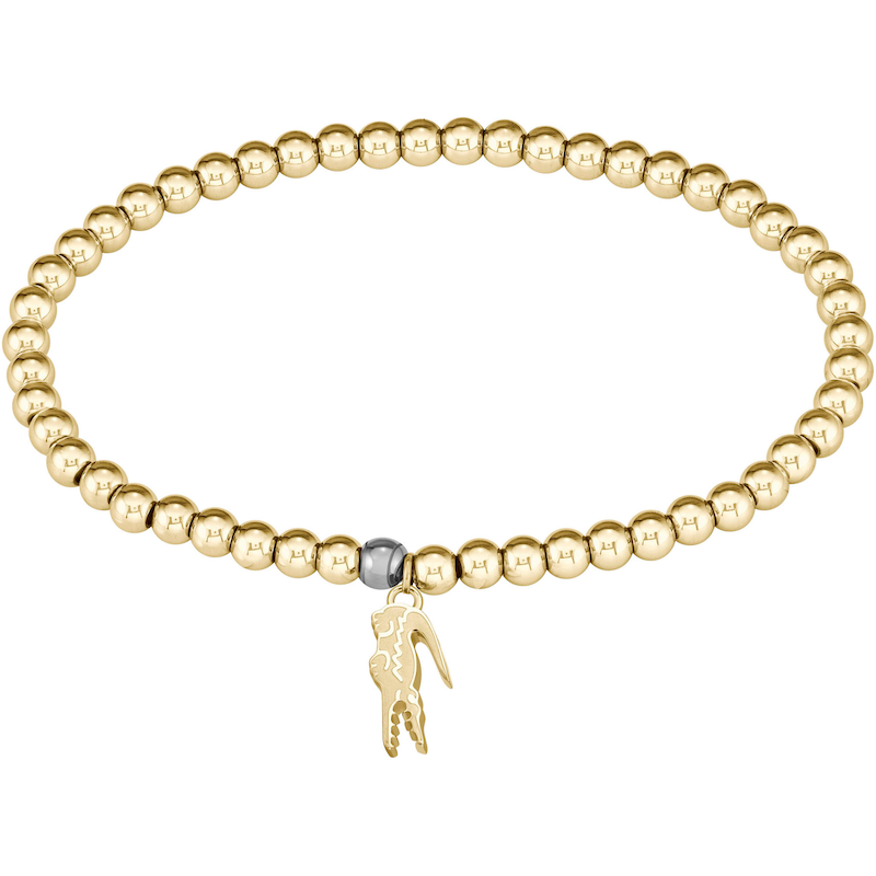 LACOSTE Armband »ORBE« gelbgoldfarben-edelstahlfarben 19 cm Moderner Armschmuck der Marke LACOSTE