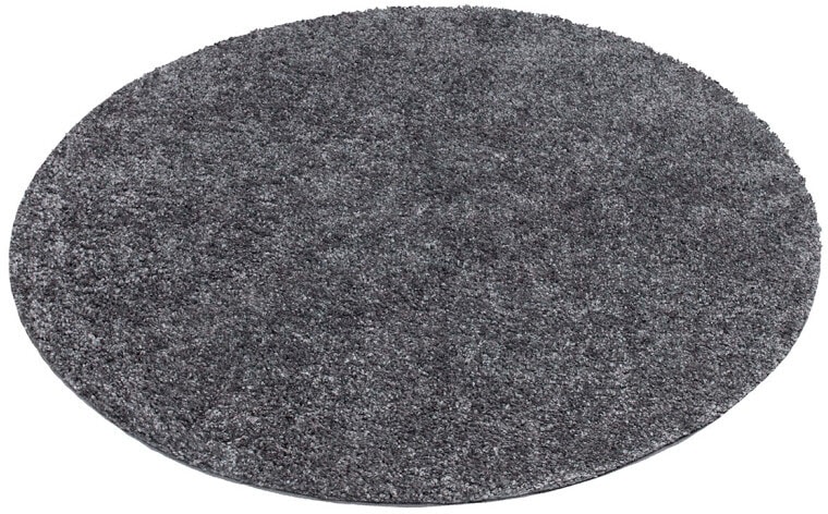 Carpet City Hochflor-Teppich »City Shaggy«, rund, 30 mm Höhe, Teppich Langflor, Uni, Shaggy, flauschig-weich