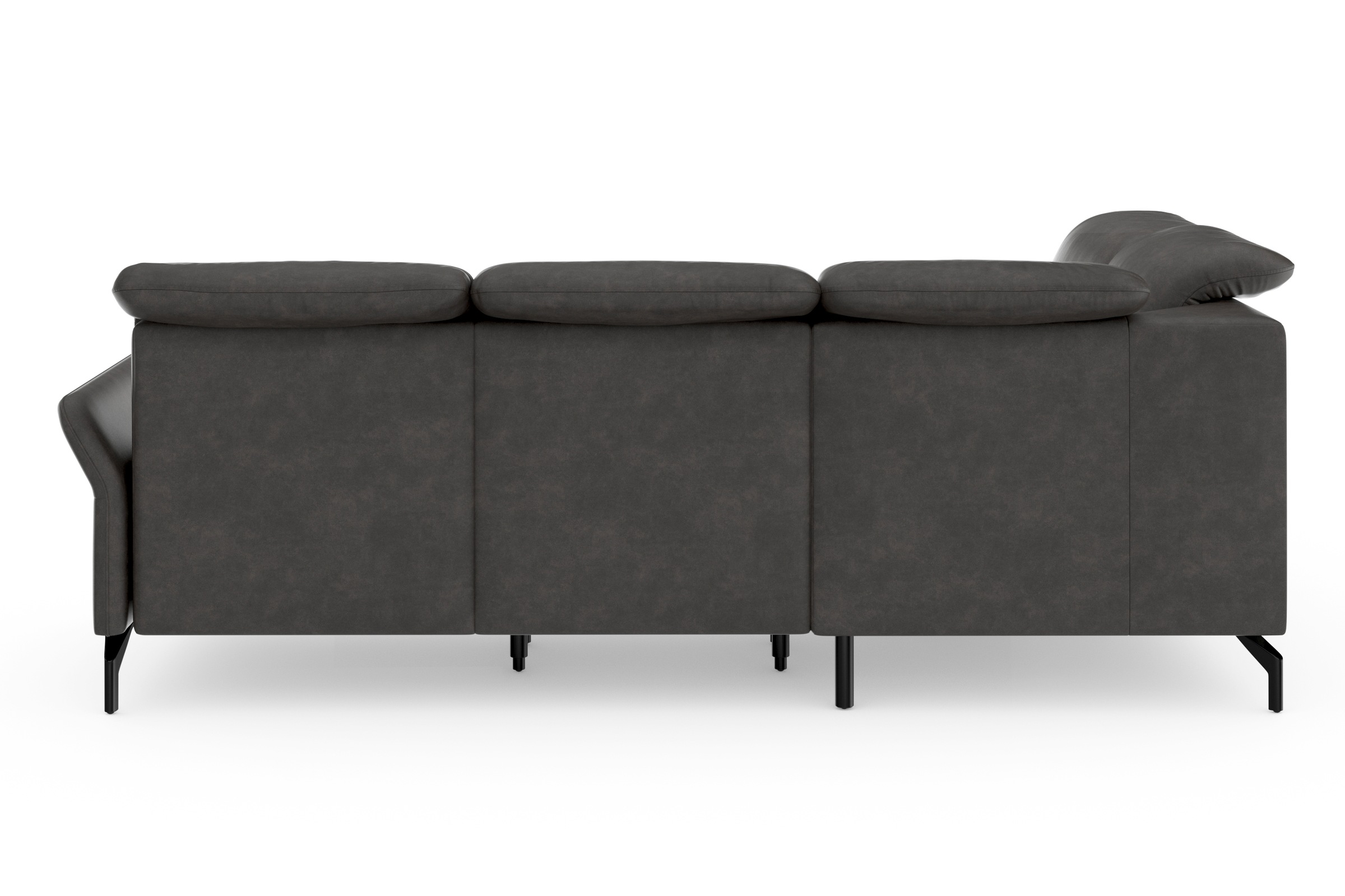 sit&more Ecksofa »Fashion L-Form«, wahlweise mit Kopfteilverstellung und Vorziehsitz, motorisch