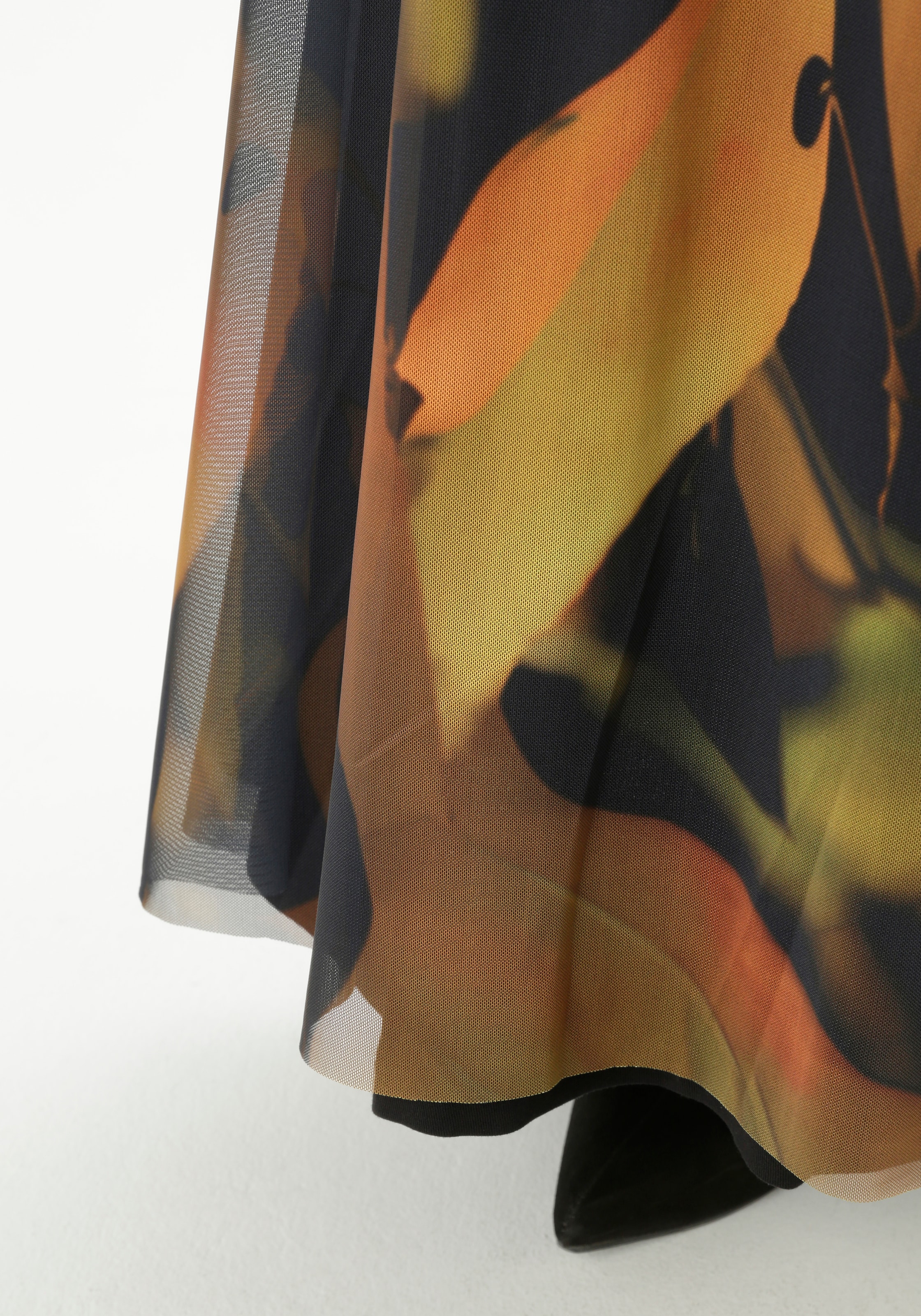 Aniston SELECTED Maxirock, mit farbharmonischen Batikdruckdessin - NEUE KOLLEKTION