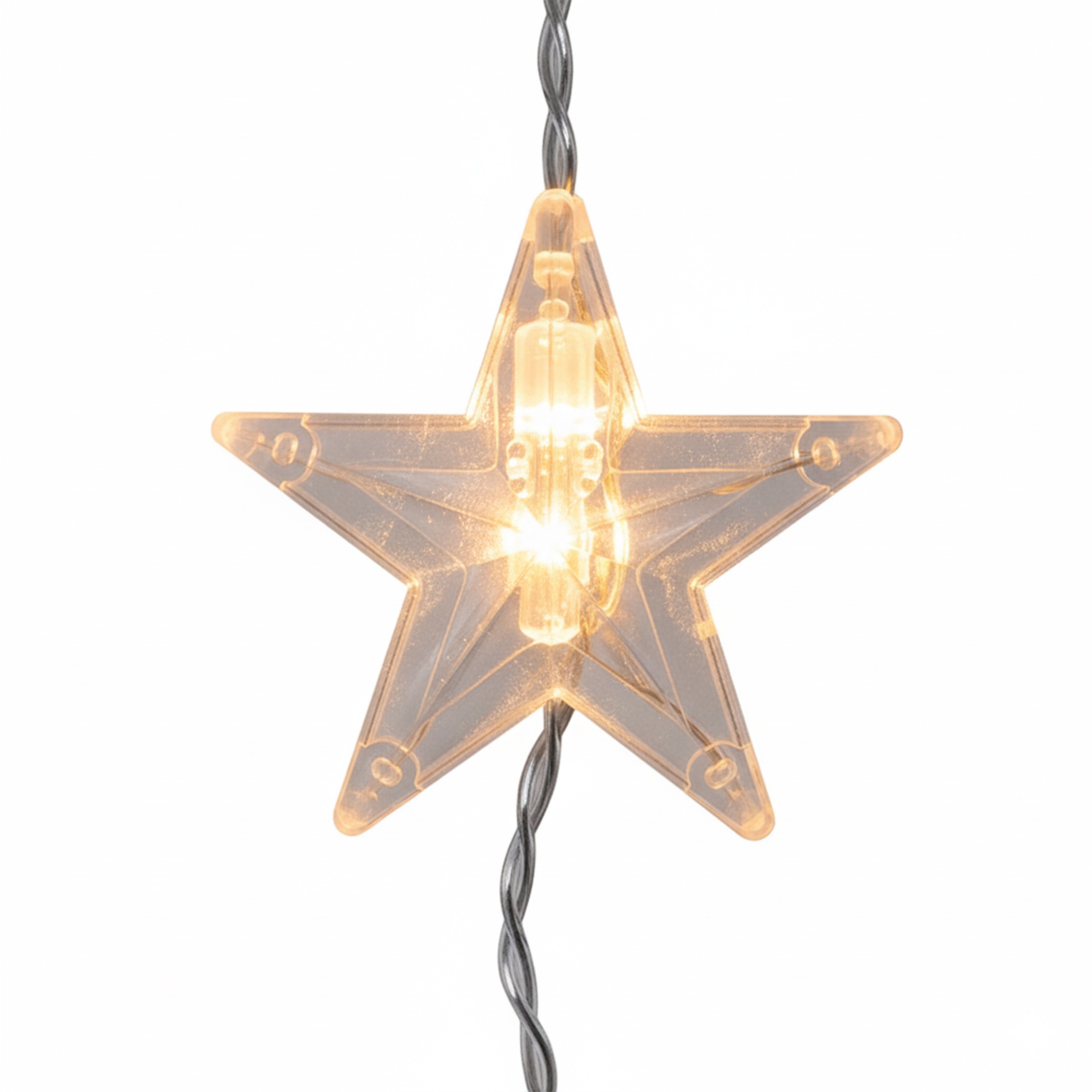 OTTO home LED-Lichtervorhang »Alvven« 40 Stk.-flammig LED-Vorhangleuchten Sterne, Fensterdekoration, Timer
