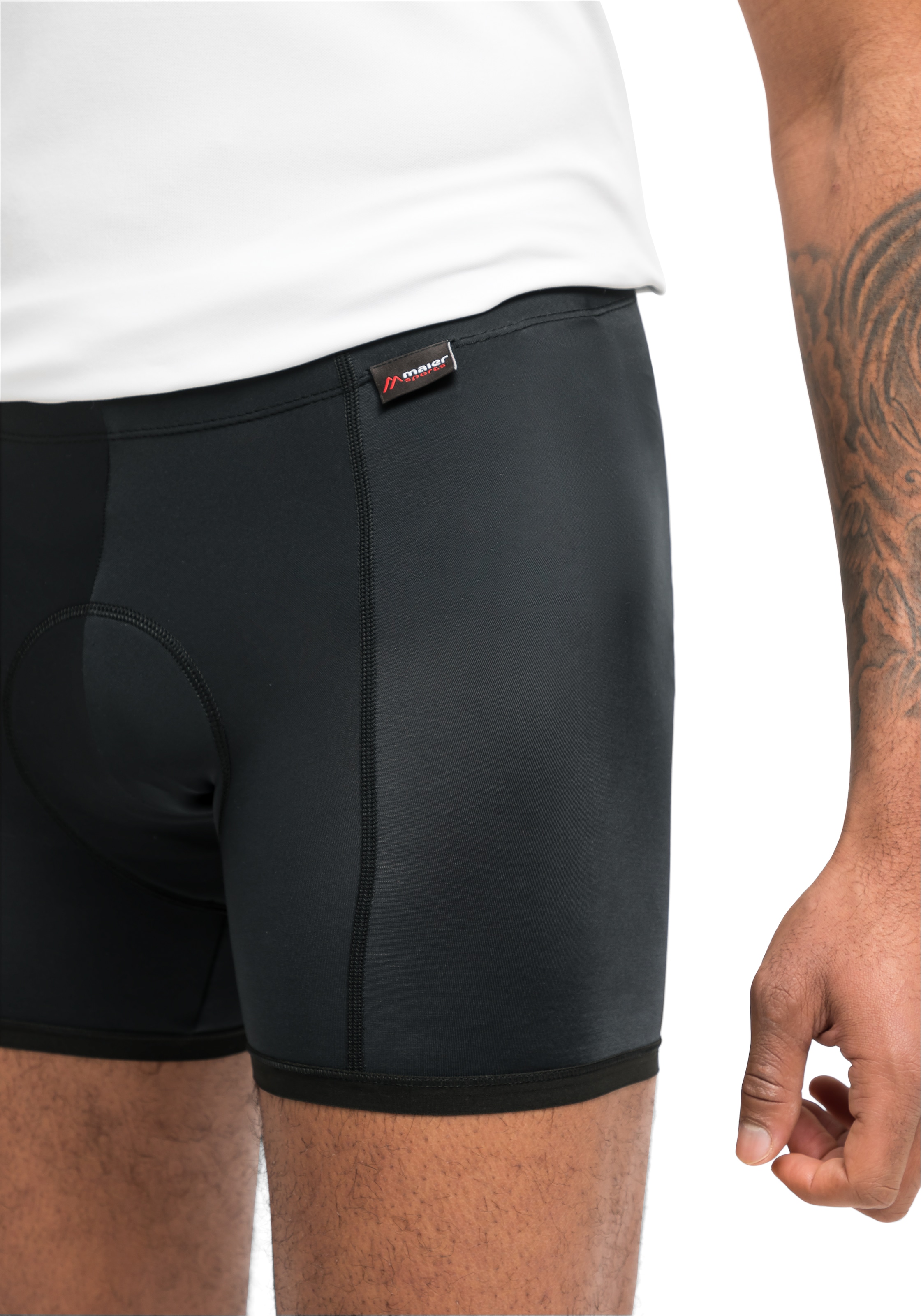 Maier Sports Fahrradhose »Cycling Boxer«, Angenehmer Tragekomfort dank innovativem Sitzpolster