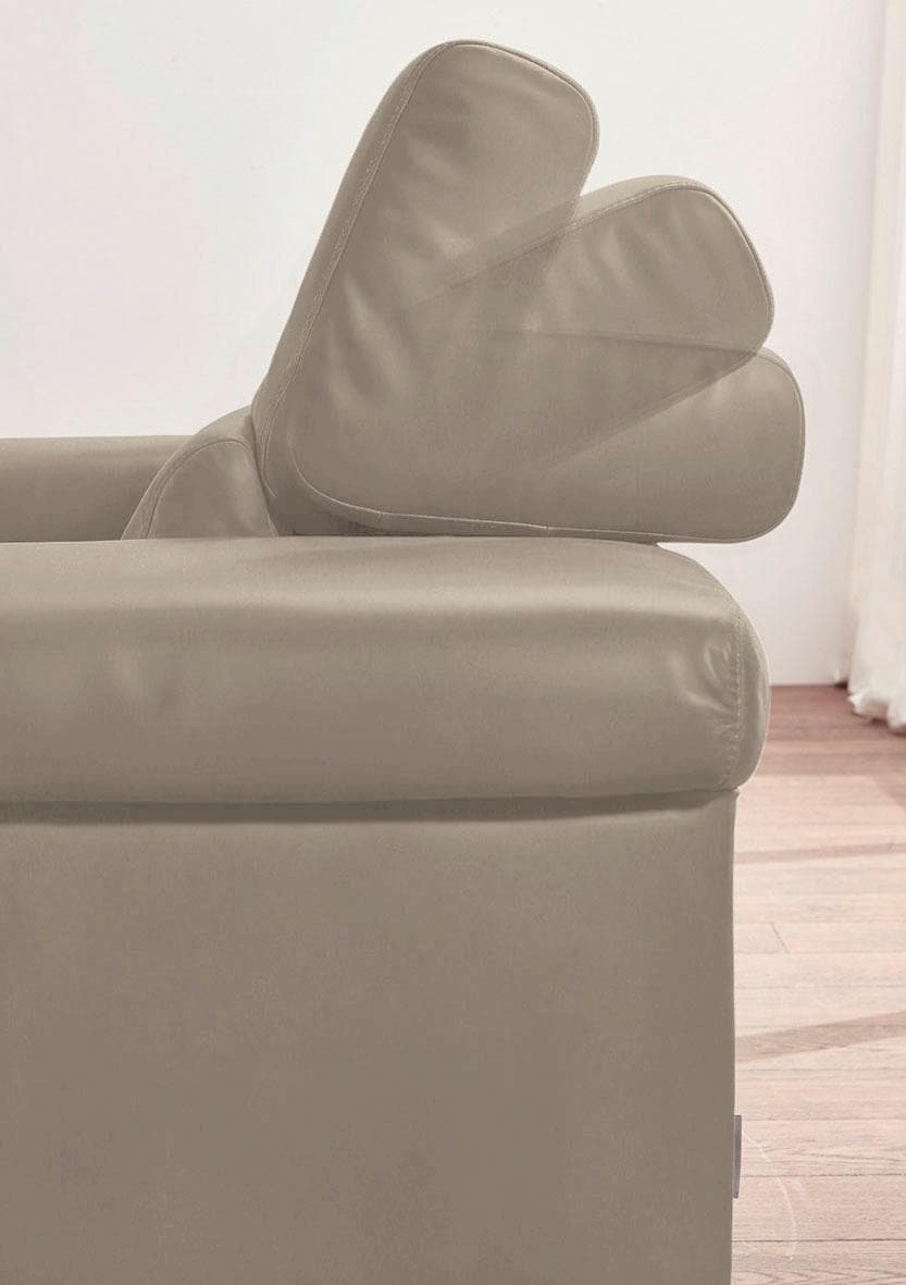 W.SCHILLIG 2-Sitzer »finn«, German Design Award 2016, Fußgestell Nussbaum natur, Breite 210 cm