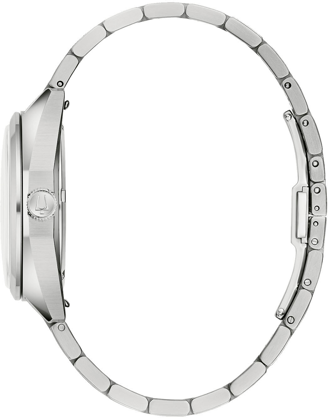 Bulova Quarzuhr »Jet Star« Armbanduhr, Herrenuhr, Damenuhr, Edelstahlarmband, Saphirglas