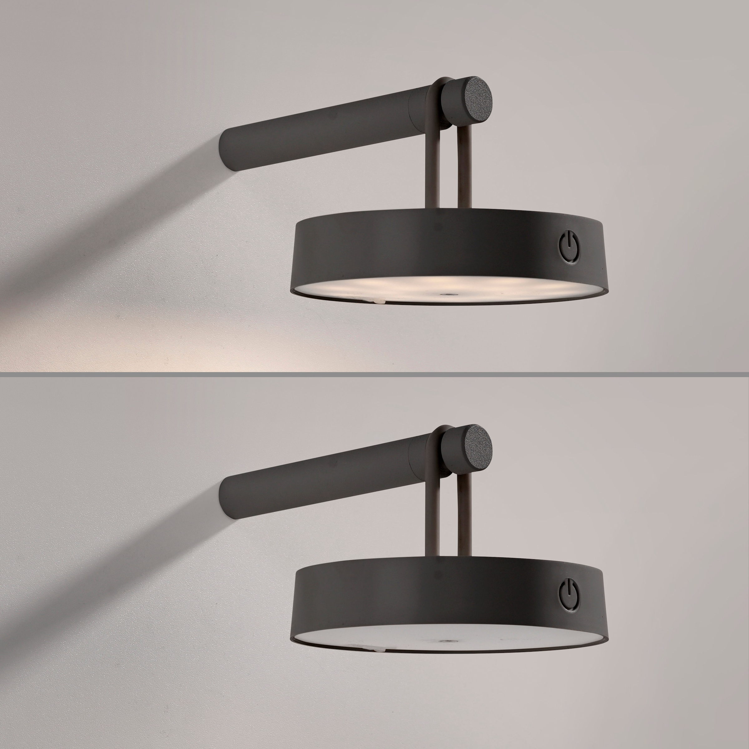 JUST LIGHT Wandleuchte »ARMA«, 1 flammig, Leuchtmittel LED-Modul | LED fest integriert, Akkuleuchte