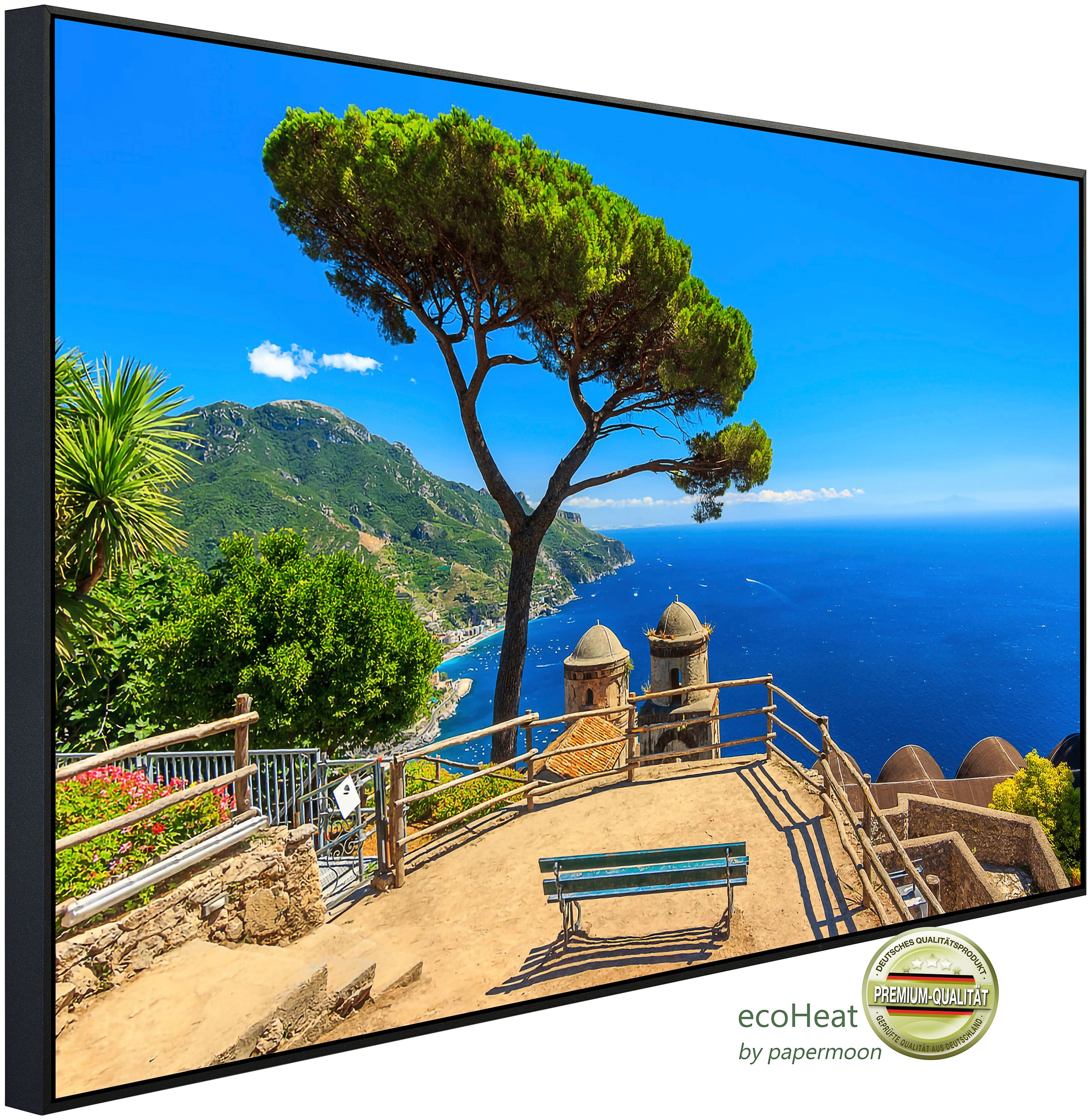Papermoon Infrarotheizung »Panorama Ravello Amalfi«, sehr angenehme Strahlu günstig online kaufen