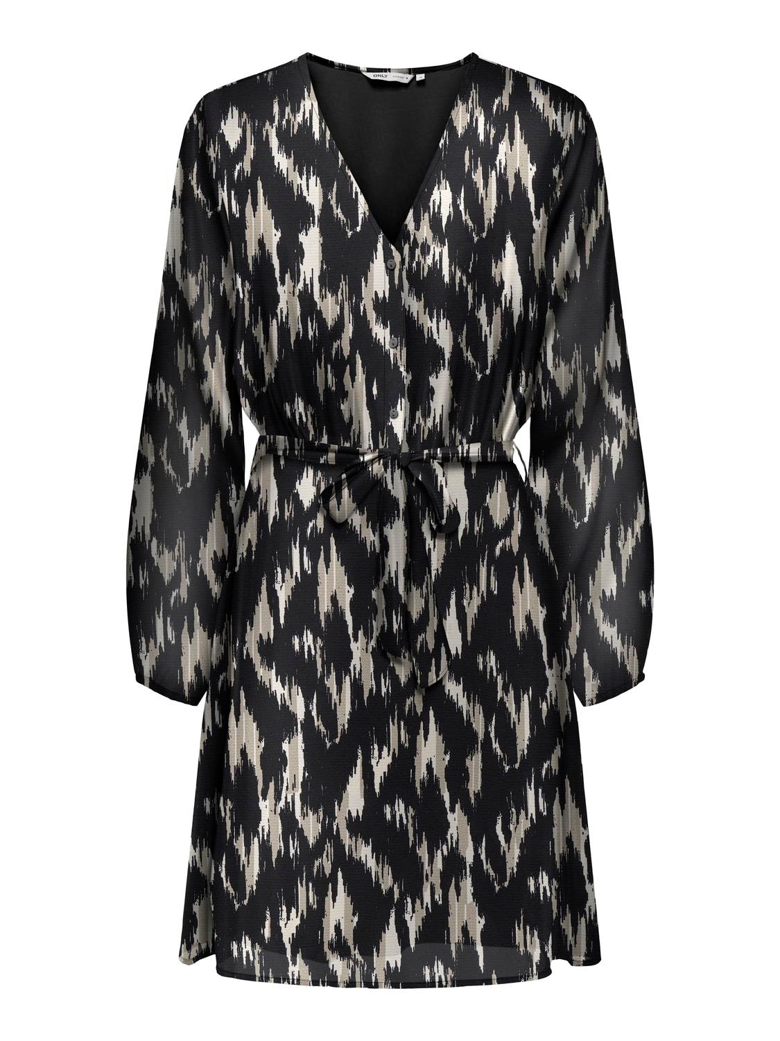 ONLY Druckkleid »ONLCERA 3/4 SHORT DRESS WVN NOOS«, in unterschiedlichen Alloverprints