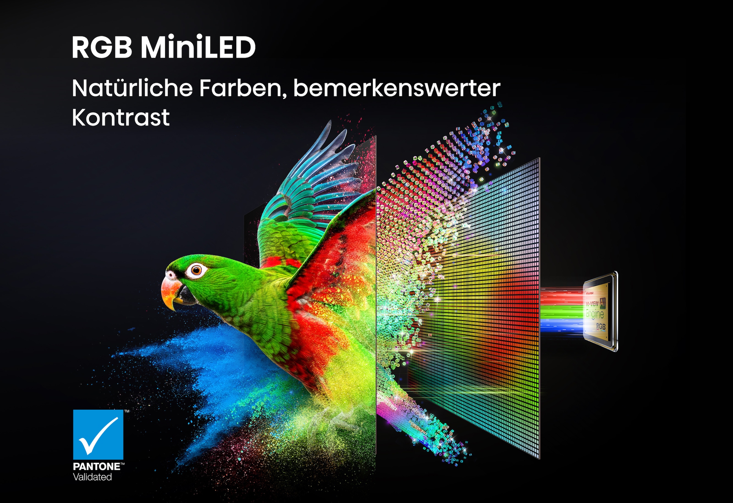 Hisense Mini-LED-Fernseher »65UR9DS« 164 cm/65 ″ Smart-TV