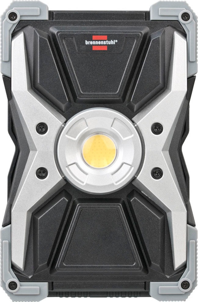 BRENNENSTUHL LED Arbeitsleuchte »RUFUS« Tageslichtweiß mit Powerbank-Funktion, inkl. Ladekabel schwarz/grau/alufarben Ideal für die Baustelle,...