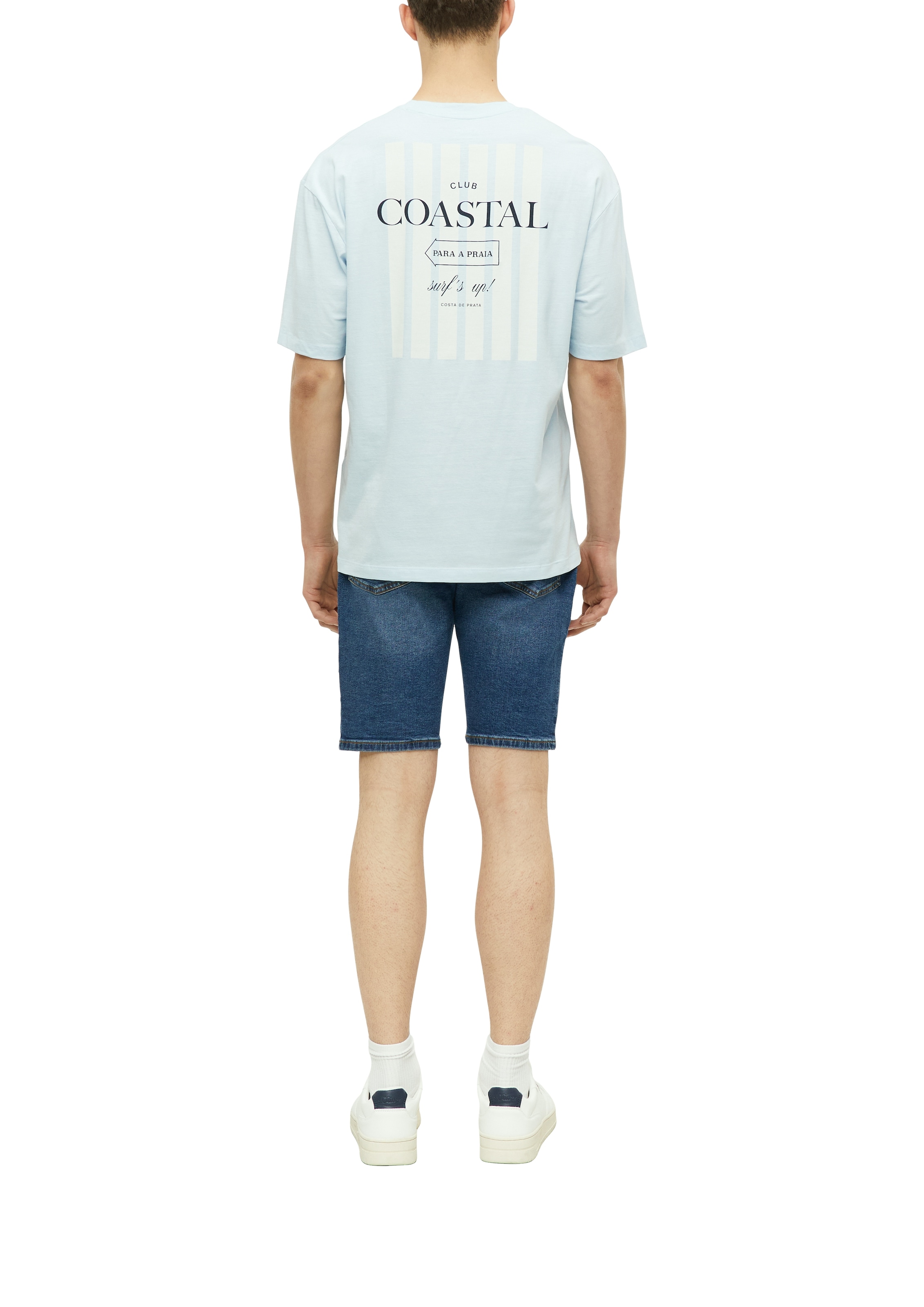 s.Oliver Kurzarmshirt Sommershirt mit kleinem Print
