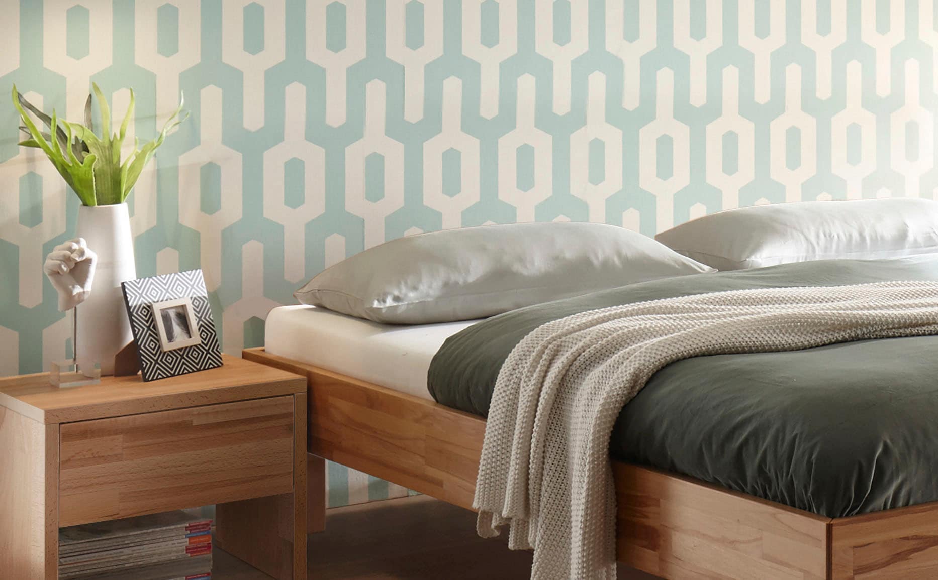 HASENA Holzbett »Rapallo« Fußhöhe 25 cm