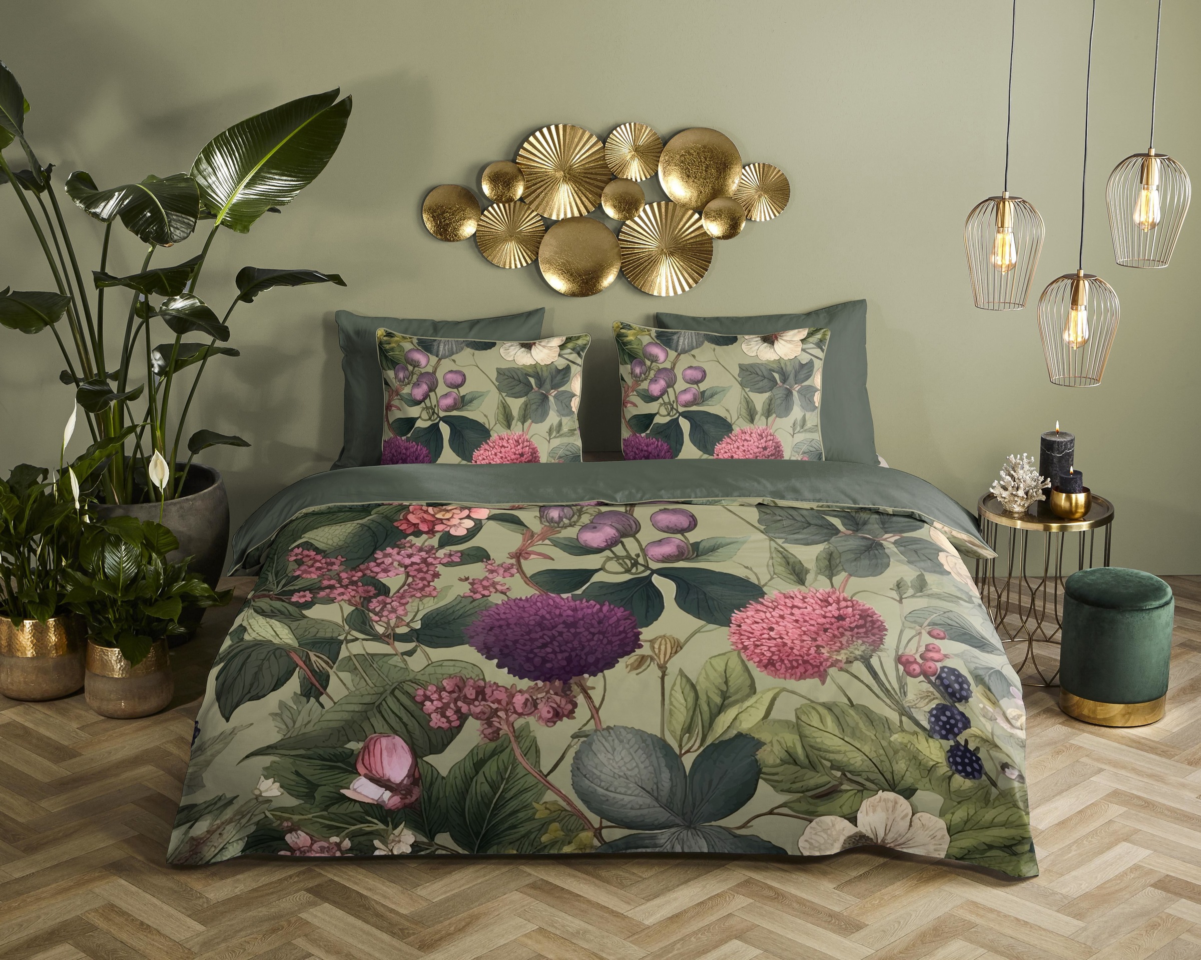 Descanso Wendebettwäsche »Onaz« 3 Stk. tlg. Satin, Reißverschluss, Paspel, günstig online kaufen