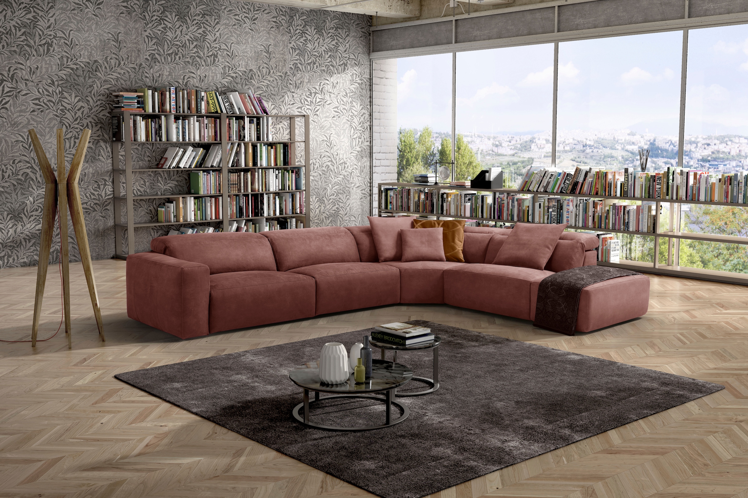 Egoitaliano Ecksofa »Beverly, extravangantes Designsofa mit erstklassigem S günstig online kaufen