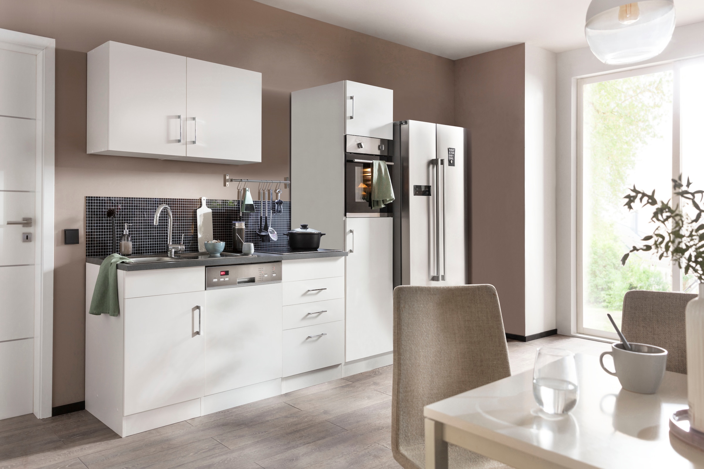 KOCHSTATION Küchenzeile »KS-Paris – Küchen mit einzigartigen Fotomotiven au günstig online kaufen