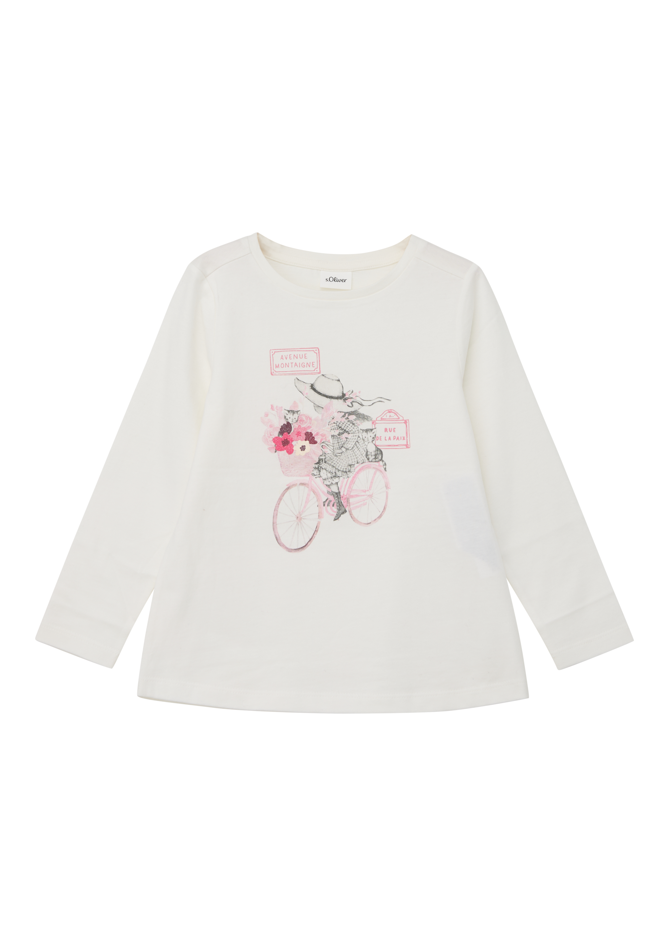s.Oliver Junior Langarmshirt mit Print / für Girls