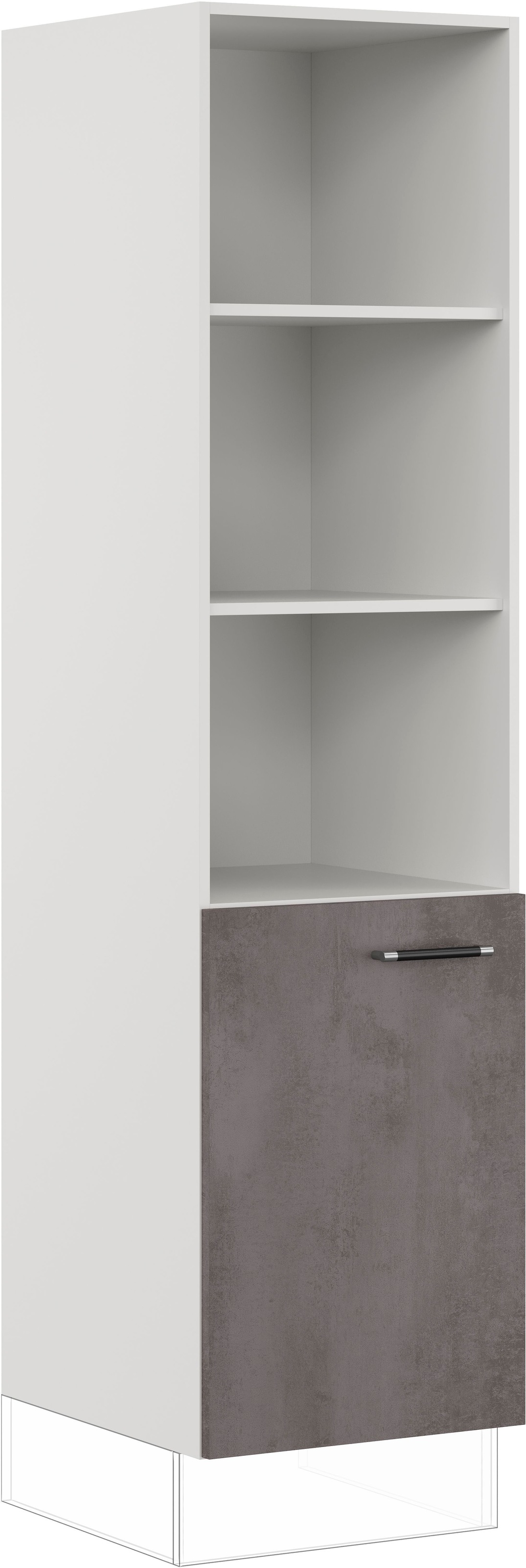 IMPULS KÜCHEN Seitenschrank »"Prag", Breite/Höhe: 50/190,7 cm« vormontiert, günstig online kaufen