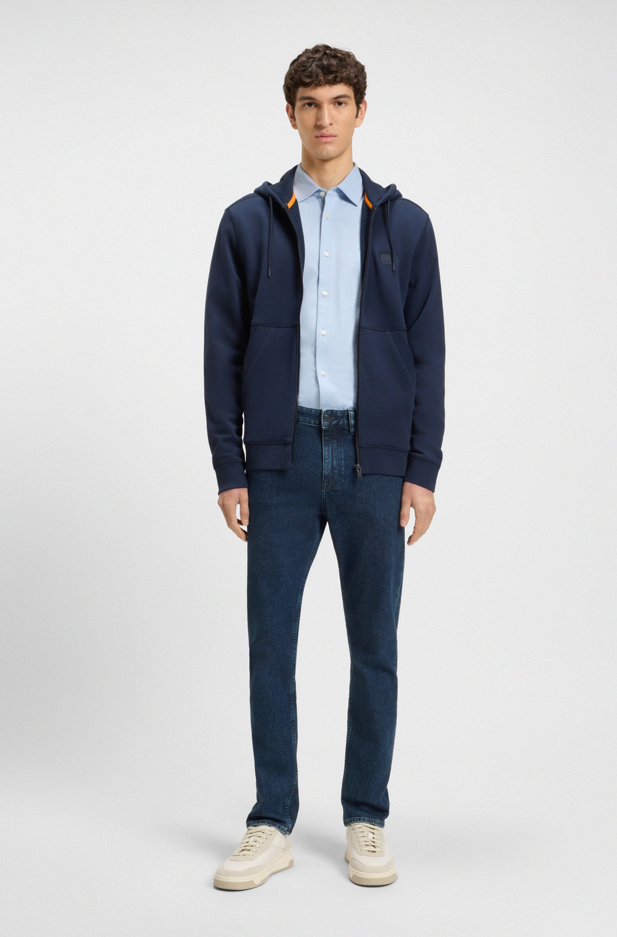 BOSS ORANGE Slim-fit-Jeans »Delaware«, in dezenter Waschung