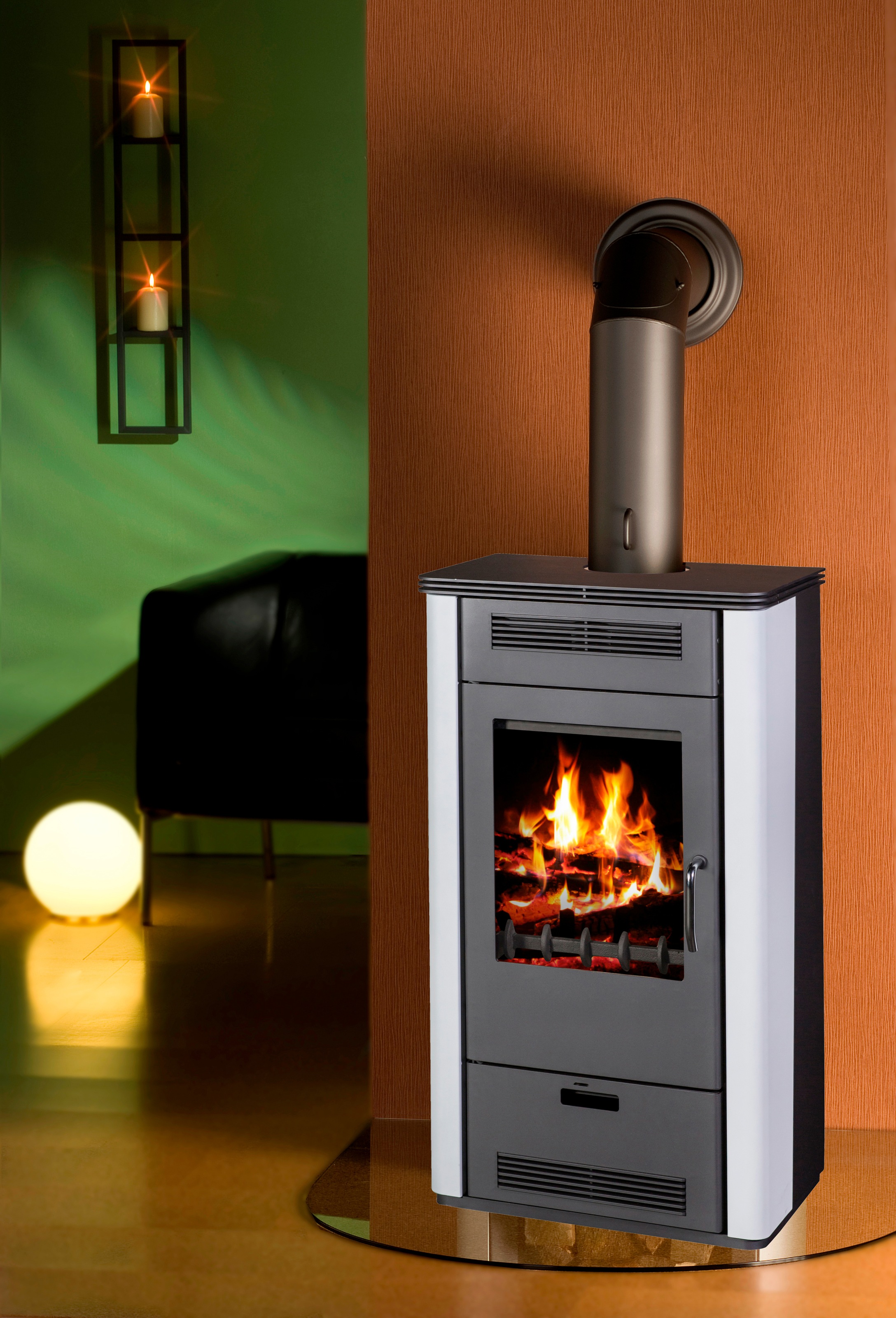 Firefix Kaminofen »»Etna««, (Alles inklusive Service: Aufstellen, Anschließen, Altgerätemitnahme), Wunschort Lieferung