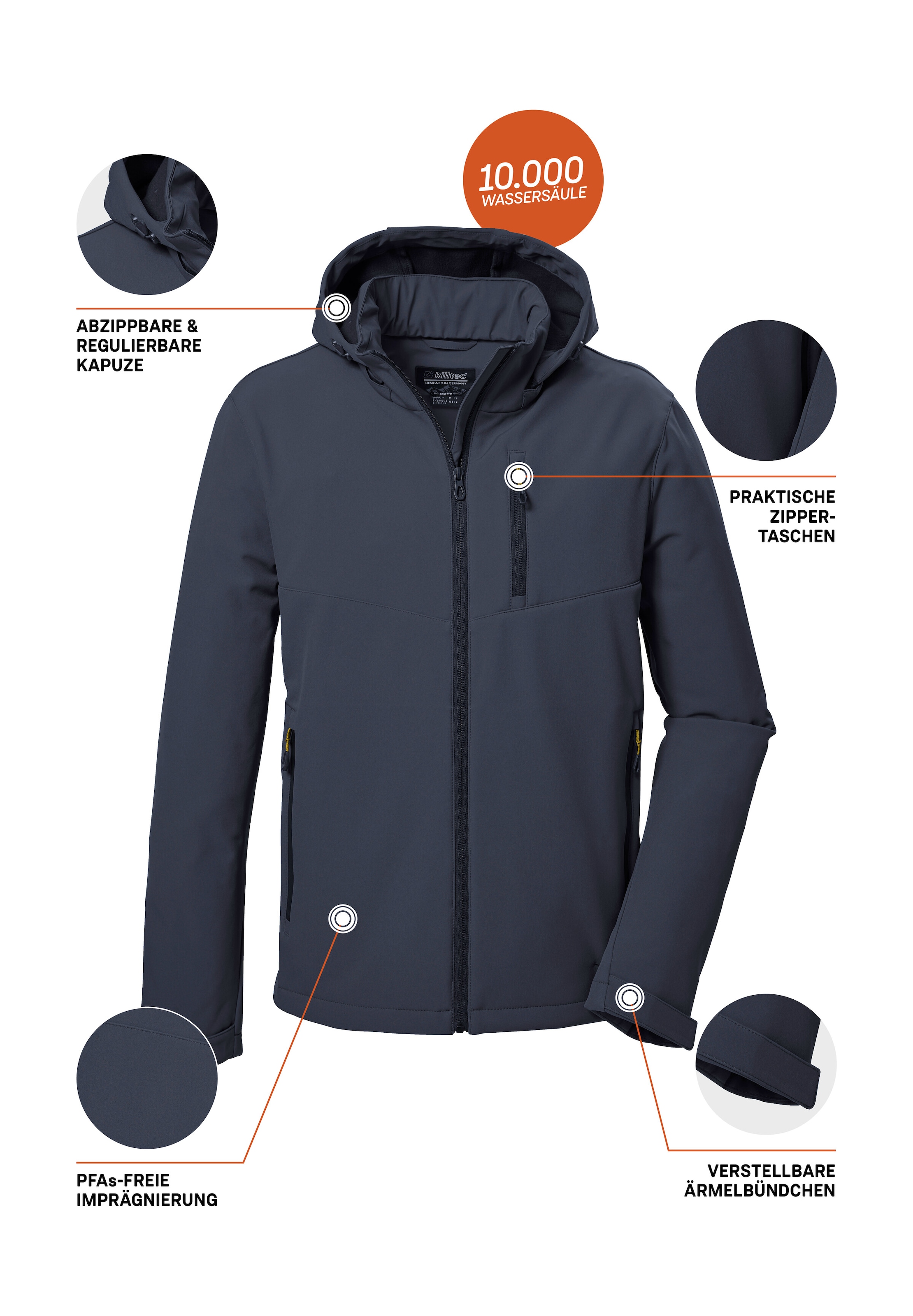 Killtec Softshelljacke »KOW 92 MN SFTSHLL JCKT«