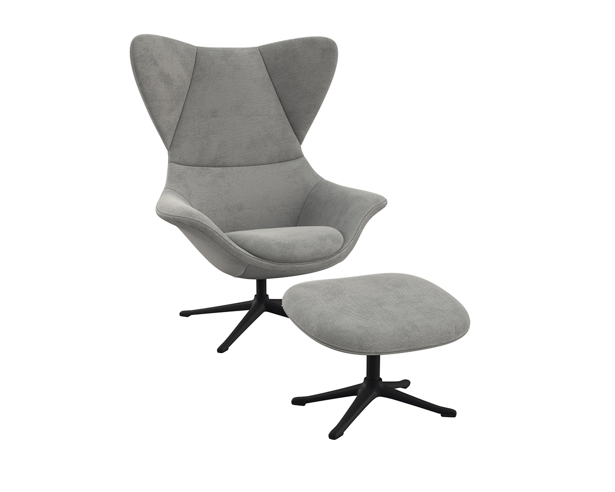 FLEXLUX Ohrensessel »Stilo Relaxsessel, TV-Sessel«, Solitär, Stil-Ikone, dr günstig online kaufen