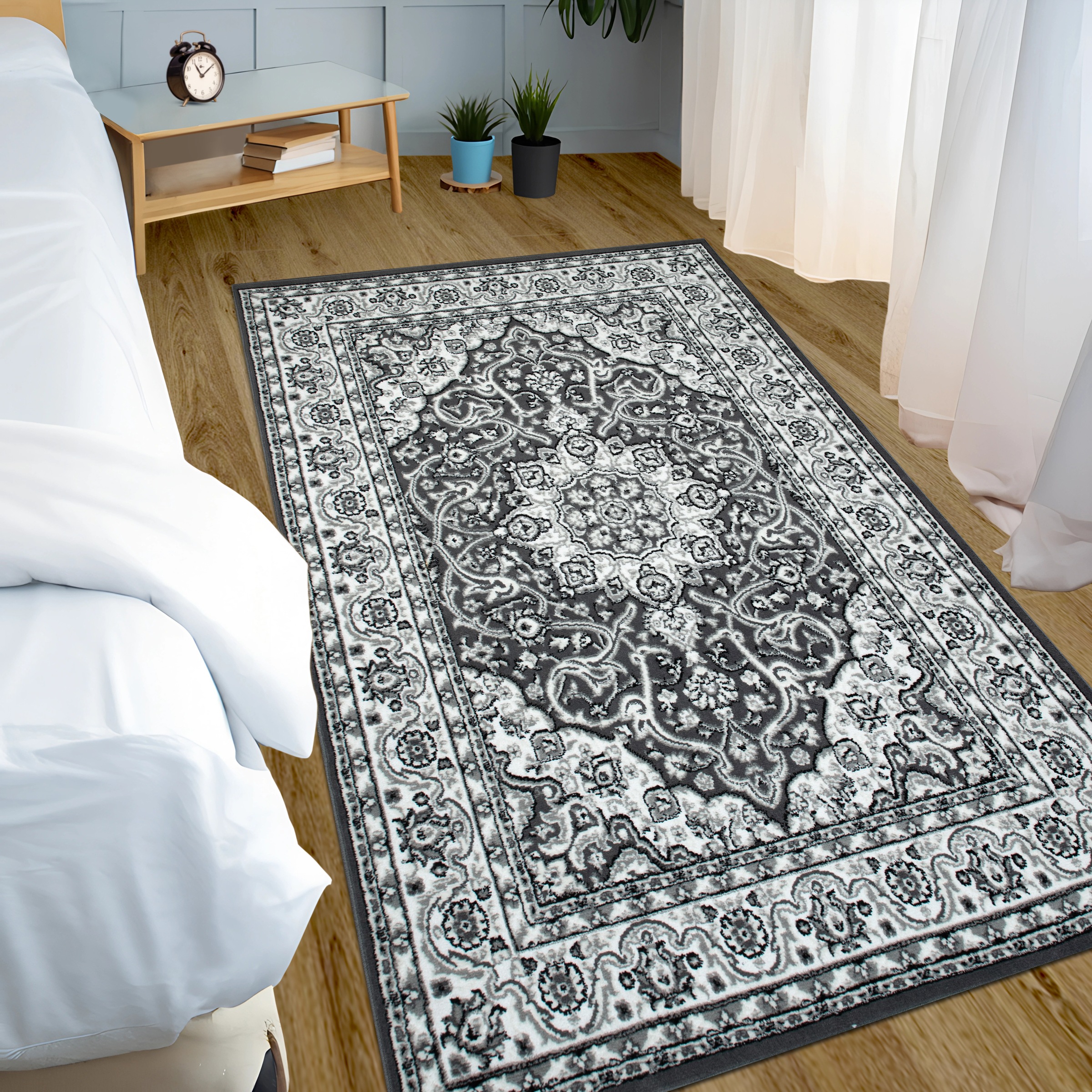 my home Teppich »Miane, Orient-Design, kurzflor«, rechteckig, 8 mm Höhe, weiche Haptik, Wohnzimmer, Esszimmer, Schlafzimmer