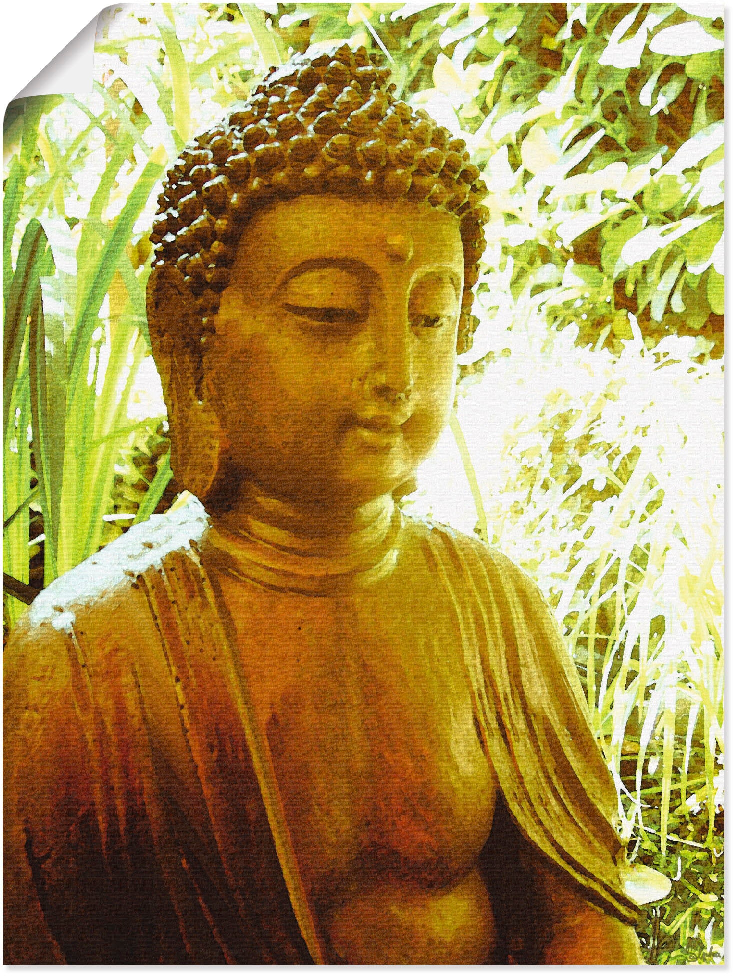 Artland Wandbild »Die Seele in (1 Religion, von als St.), Poster versch. auf Leinwandbild, oder Raten Wandaufkleber Buddha«, Größen kaufen
