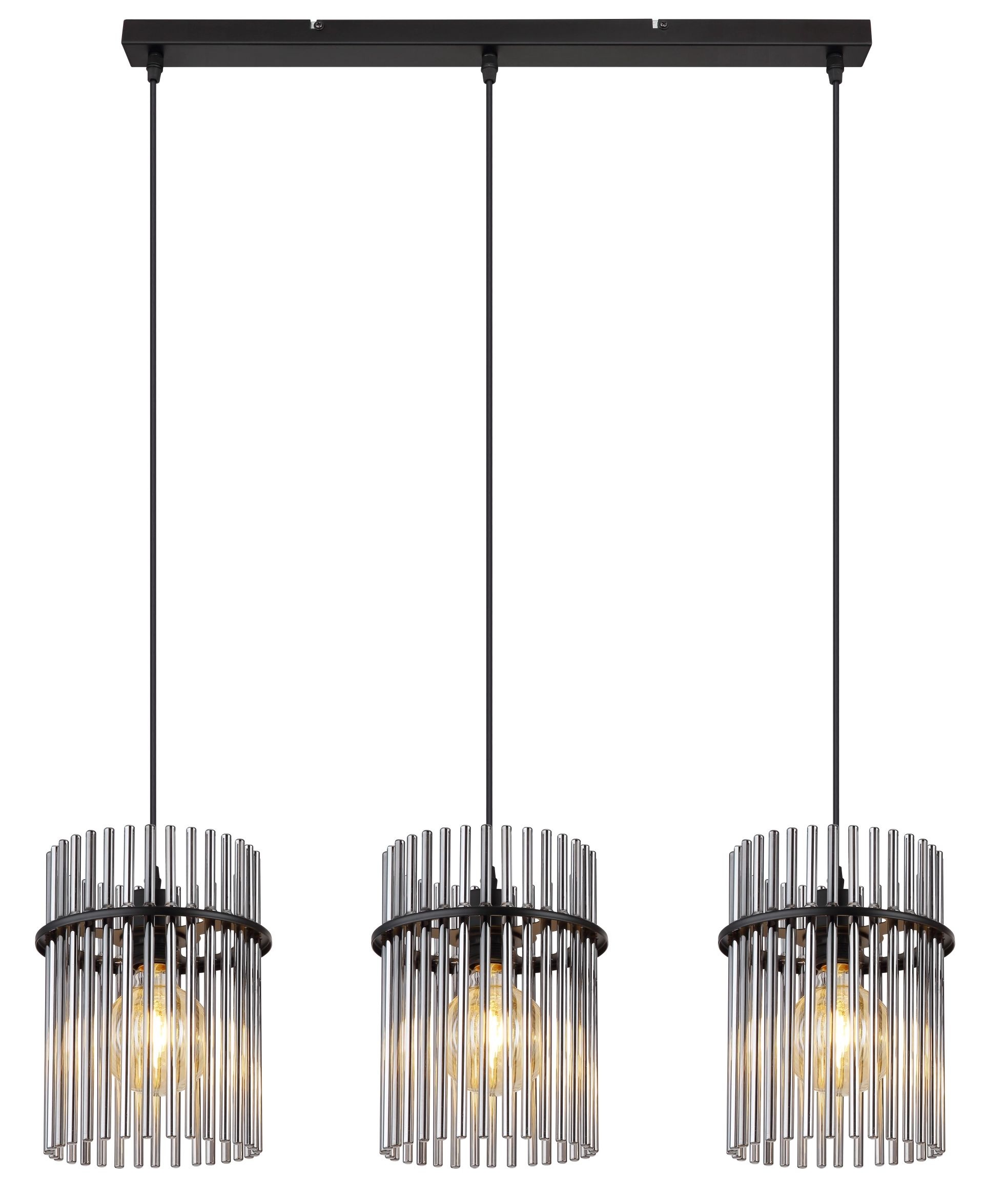 GLOBO LIGHTING Pendelleuchte »GORLEY« E27 1 Stk. Design Glasstäbe, Deckenlampe, Wohnzimmer, Esszimmer, Hängeleuchte