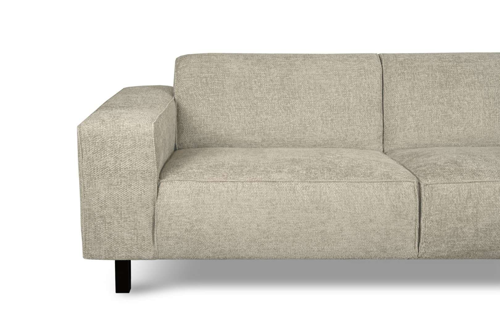 Home affaire Ecksofa »LORCAN mit Holzfuß, Breite 275 cm, weiches Sitzgefühl« Massivholzfüsse, Chenille und Bouclé -Bezüge