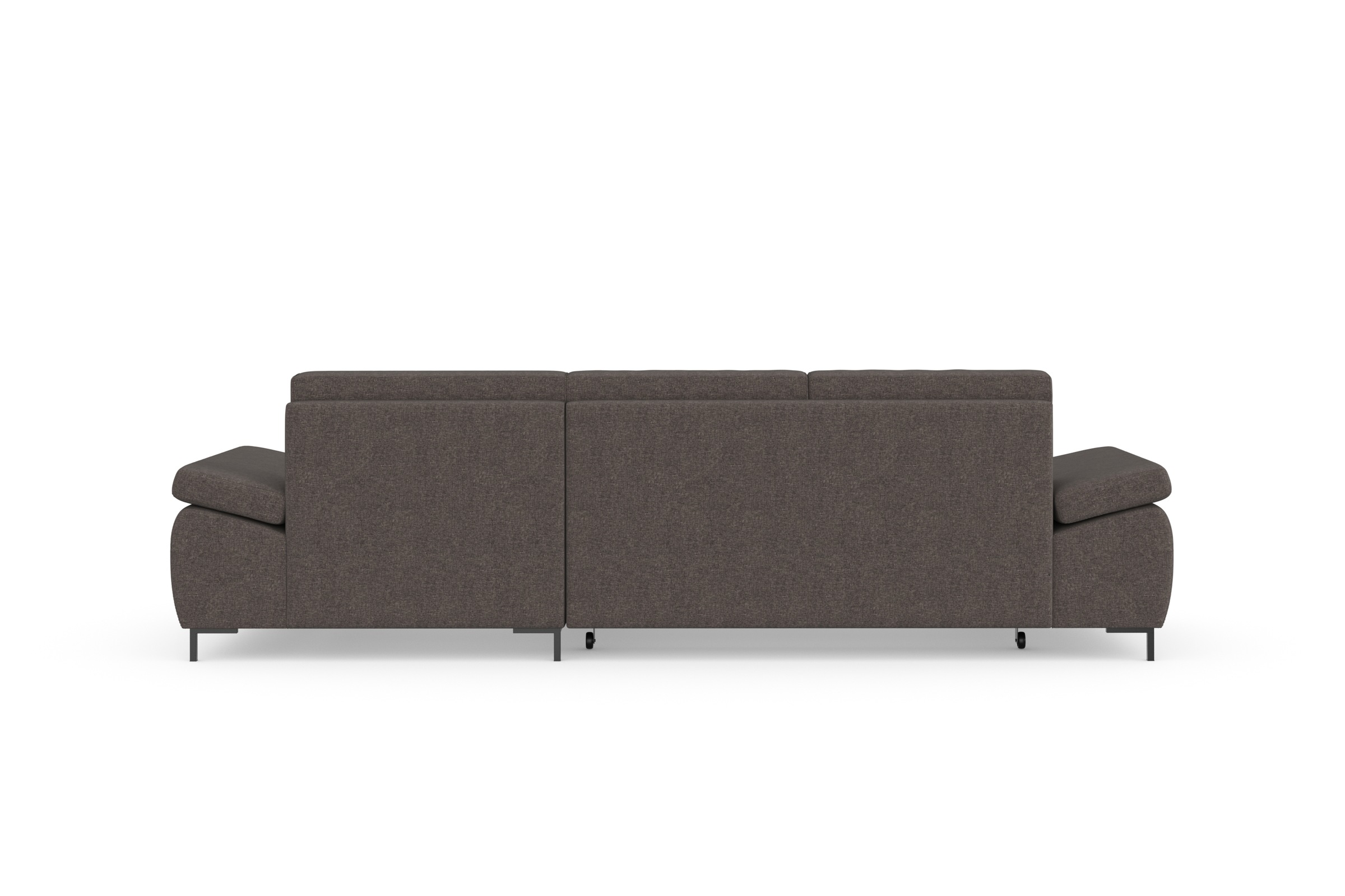 DOMO collection Ecksofa »Capelo L-Form«, mit Armteilverstellung, wahlweise mit Bettfunktion, Federkern