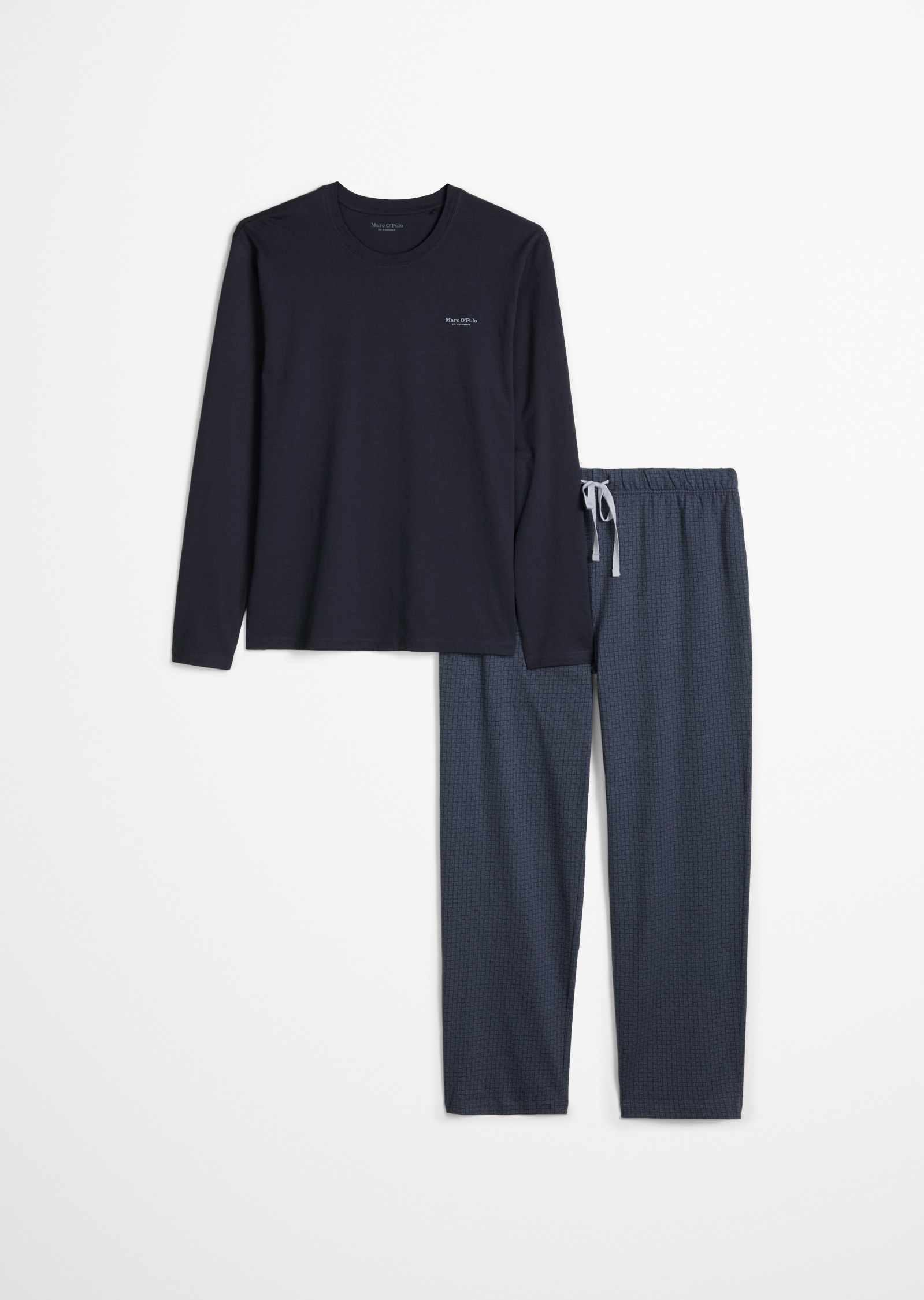 Marc O'Polo Pyjama »Mix & Match Cotton« aus Baumwoll-Jersey, mit geometrischen Prints und feinen Streifen