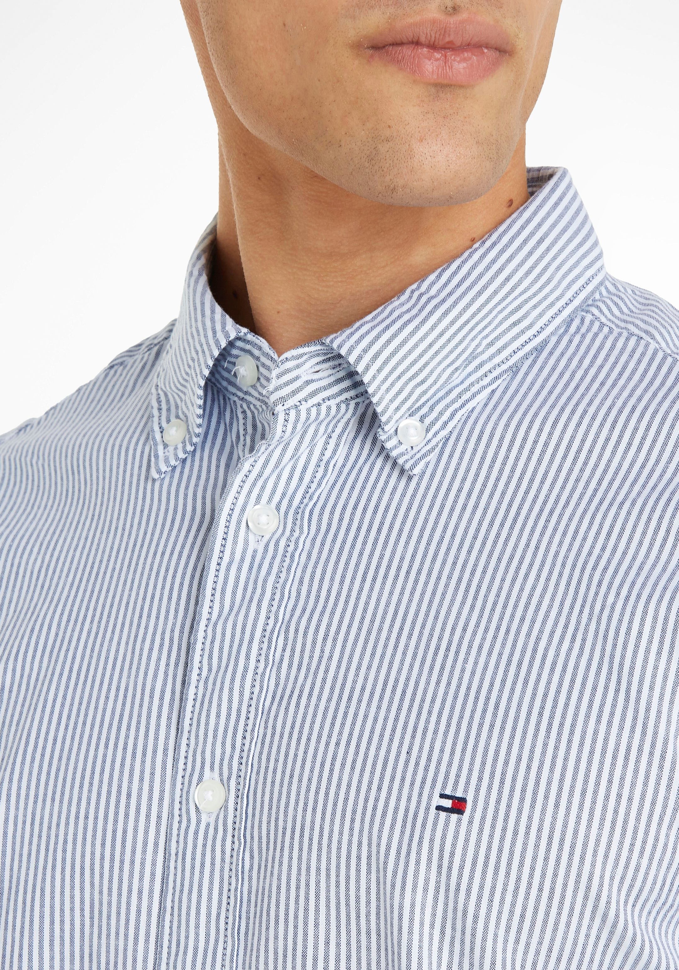 Tommy Hilfiger Langarmhemd »LA-Hemd Flex 1985 OXF STR«