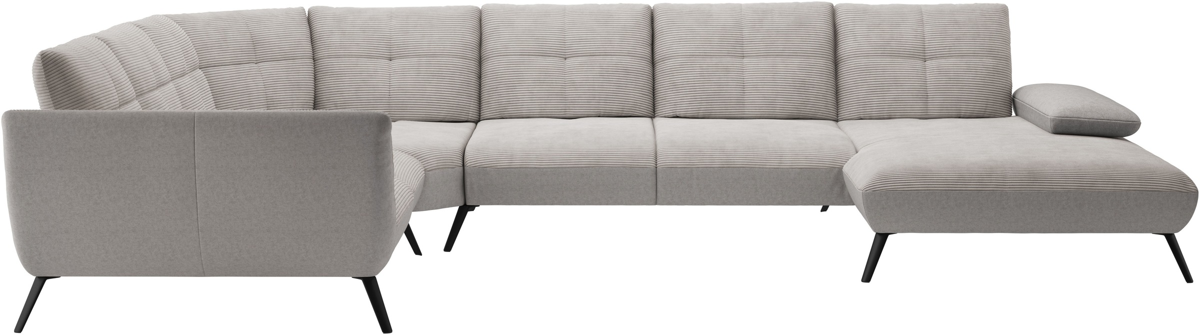 OTTO home Wohnlandschaft »Mikado U-Form« inkl. Sitztiefenverstellung und Ar günstig online kaufen