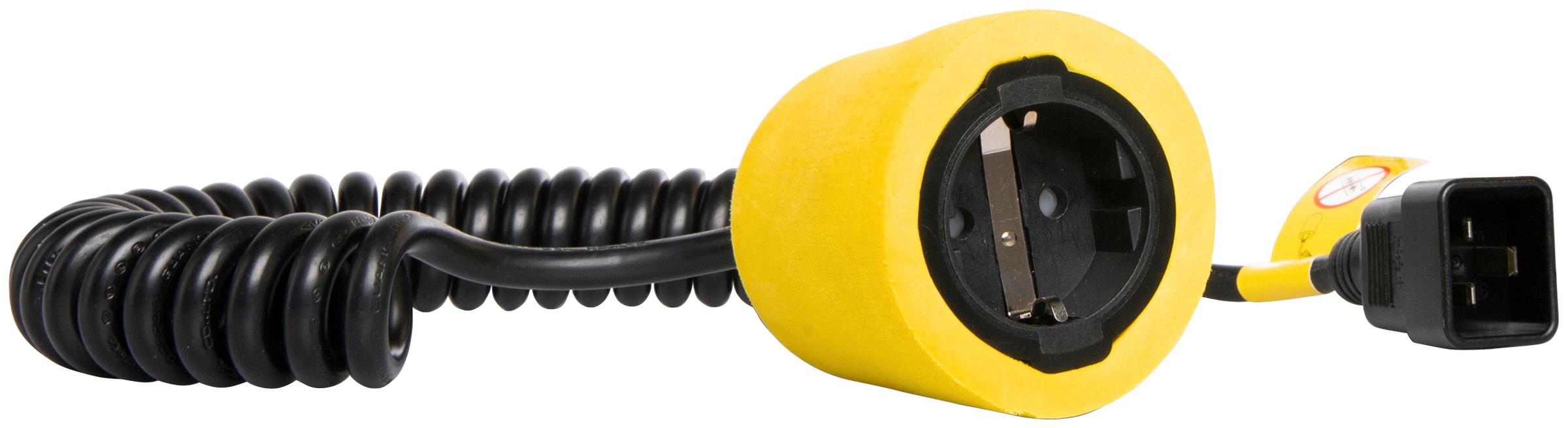 SCHELLENBERG Strom-Adapterkabel »für Garagentorantriebe Smart Drive L und XL«, 2800 cm, Spiralkabel 2,8 m lang, vielseitig einsetzbare Zusatzsteckdose