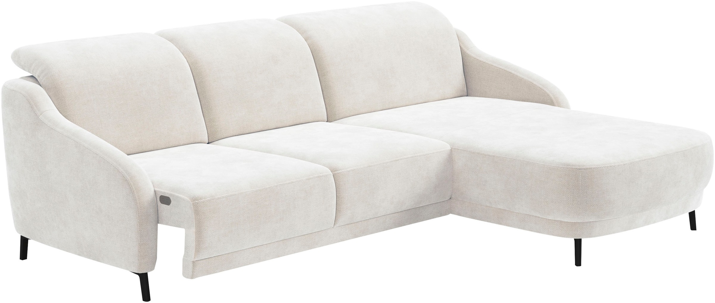 sit&more Ecksofa »Blues L-Form«, wahlweise mit Klapptisch und USB