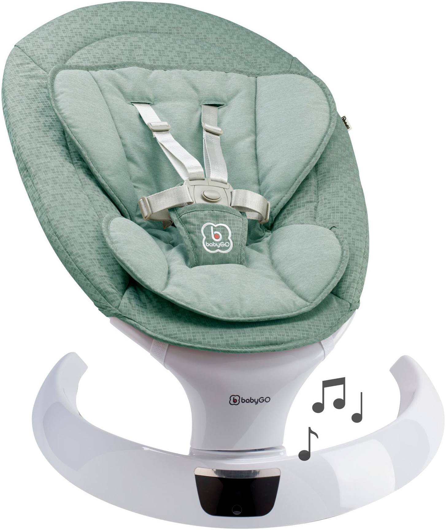 BabyGo Babywippe »Swing«, bis 9 kg, mit Fernbedienung, Musik, Schaukelfunktion