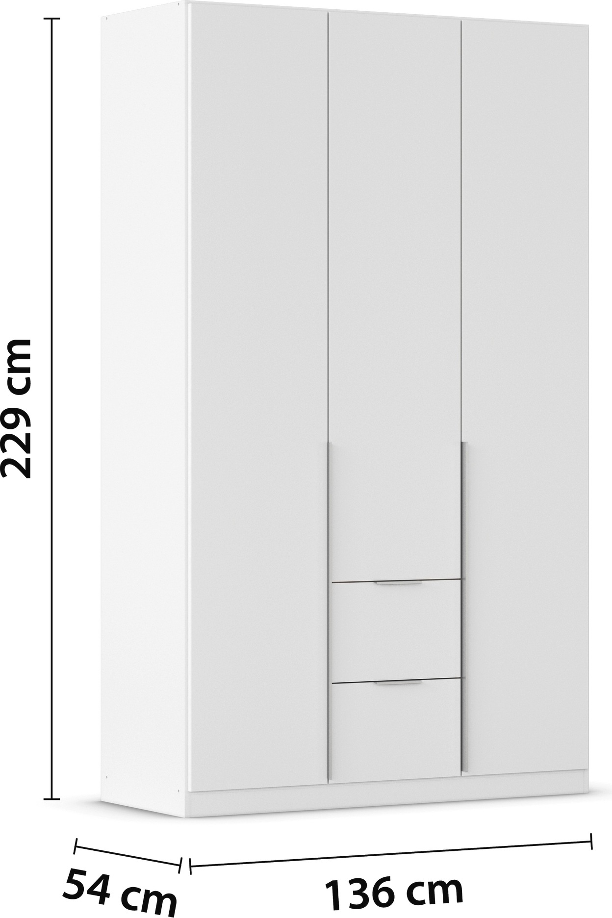 rauch Drehtürenschrank »Kleiderschrank Schrank Garderobe AGORDO mit Dekor- oder Hochglanzfront«, mit Außenschubkästen, in 6 Breiten und 2 Höhen MADE IN GERMANY