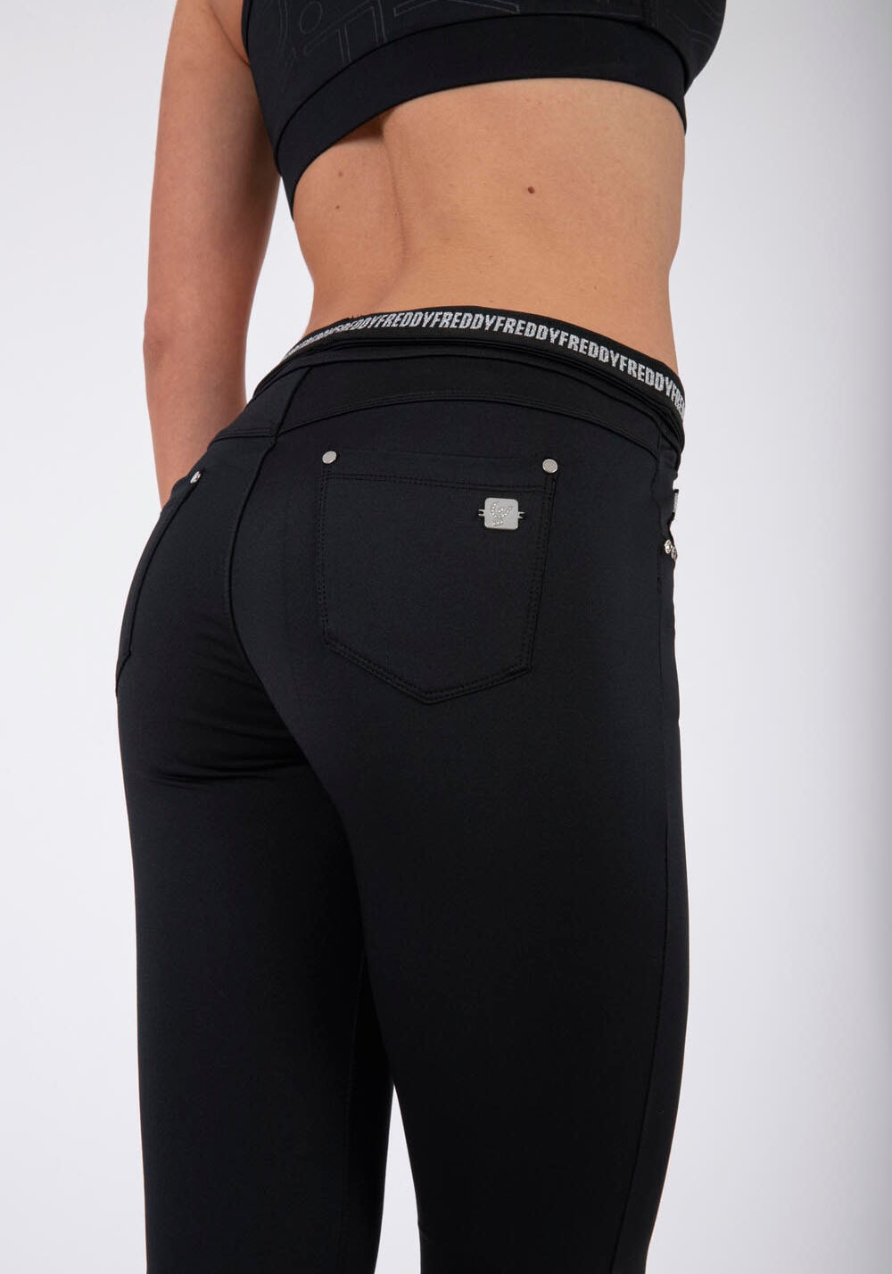 Freddy Leggings »NOW SKINNY YOGA«, mit umschlagbaren Taillenbund