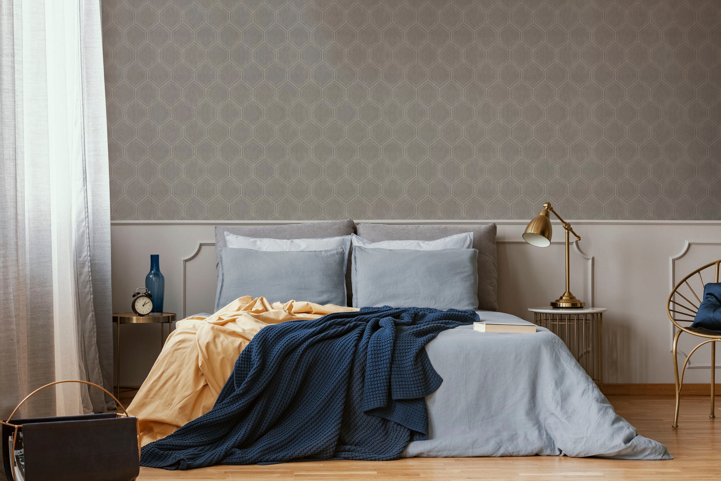 Superfresco Easy Vliestapete »Hexagon« 3D-Optik texturiert 3D-Optik