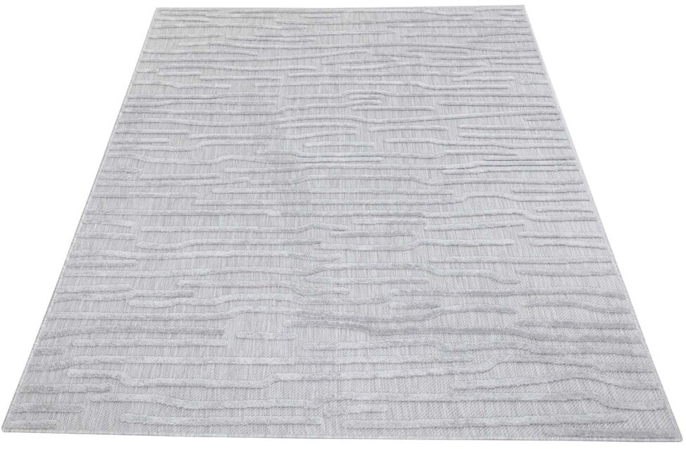 Carpet City Teppich »In-& Outdoorteppich Santorini 450, 3D-Effekt,  Gestreift«, rechteckig, Wetterfest & UV-beständig für Terrasse, Balkon,  Küche, Flur bequem und schnell bestellen
