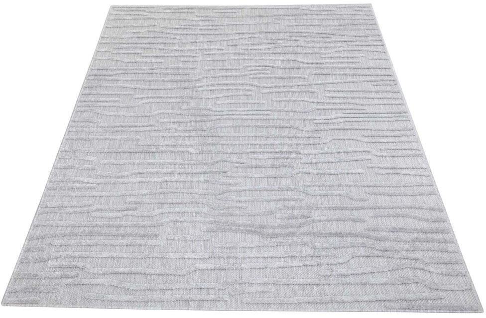 Carpet City Teppich »In-& Outdoorteppich Santorini 450, 3D-Effekt, Gestreif günstig online kaufen