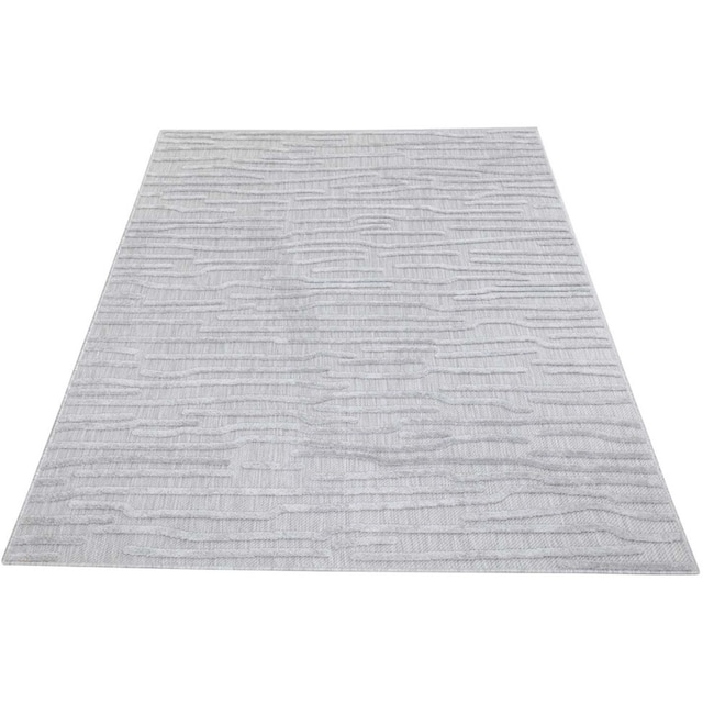Carpet City Teppich »In-& Outdoorteppich Santorini 450, 3D-Effekt,  Gestreift«, rechteckig, Wetterfest & UV-beständig für Terrasse, Balkon,  Küche, Flur bequem und schnell bestellen