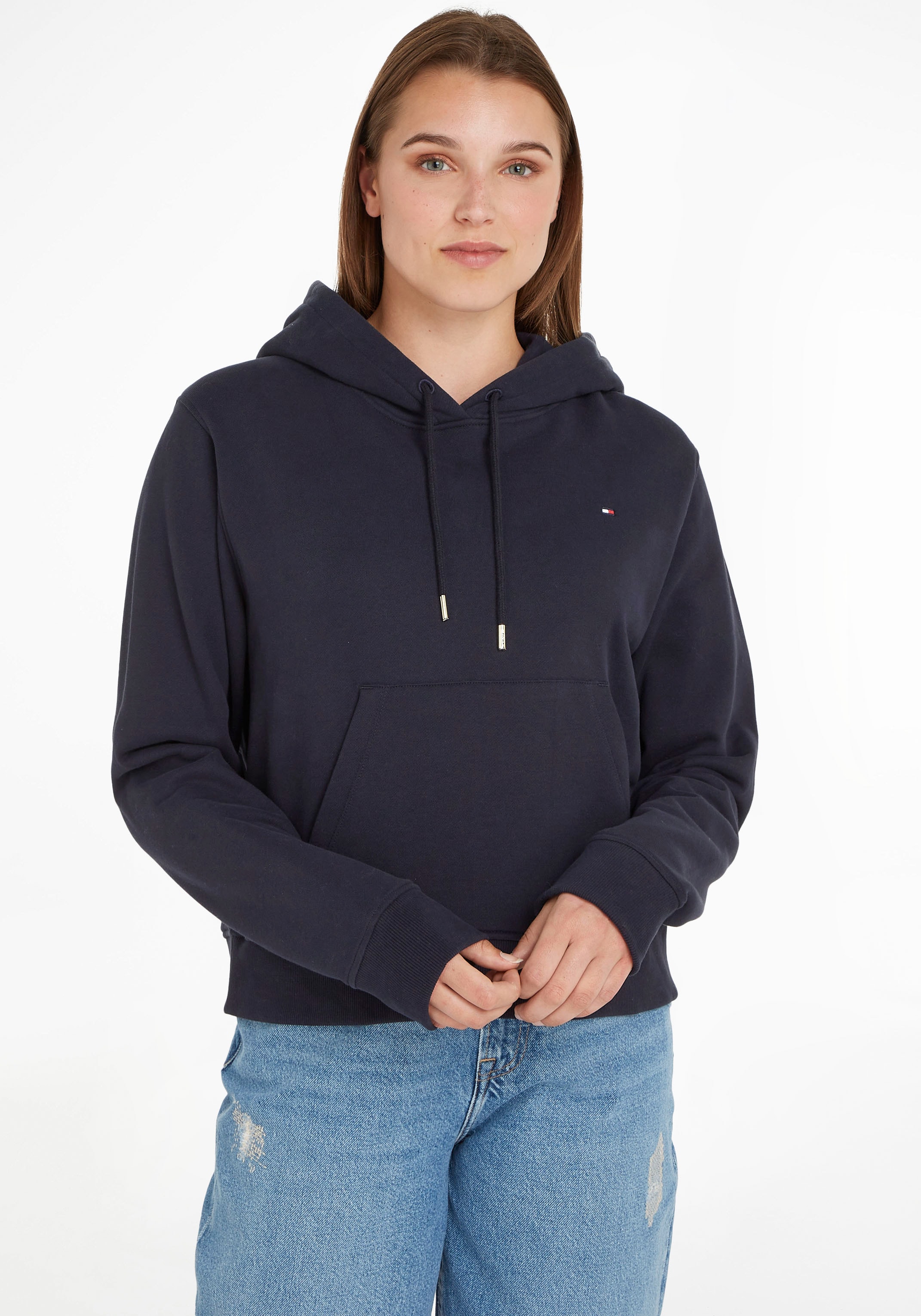 Kapuzensweatshirt »1985 MODERN REG P/TERRY HOODIE«, mit dezenter TH-Stickerei