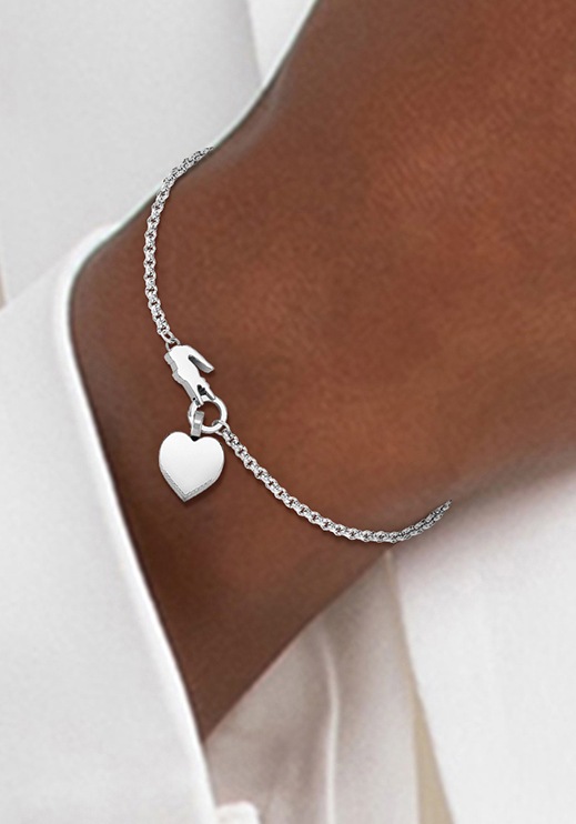 Lacoste Freundschaftsarmband »Schmuck Edelstahl Parnterarmband LOVE MY CROC, 2040027, 2040028«