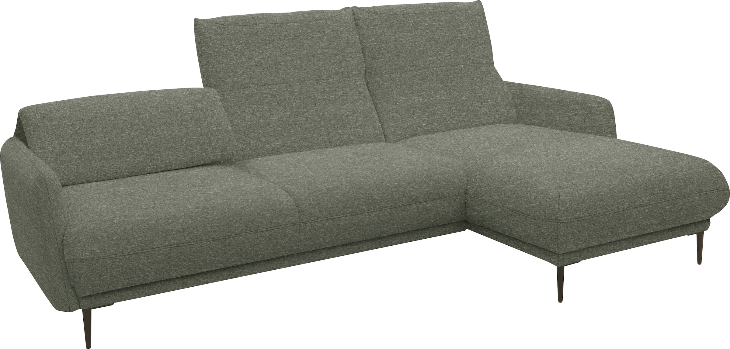 andas Ecksofa »Skovsende Sitzbreite 245 cm, Rückenlehne stufenlos hochklappbar für«, individuellen Sitzkomfort Kopfteilverstellung, L-Form