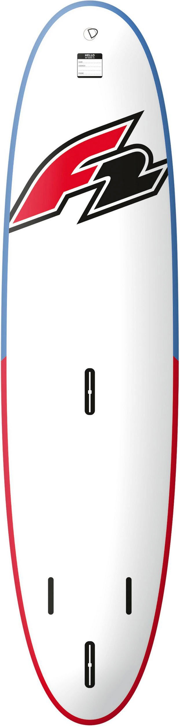 F2 Windsurfboard »Peak WS 10,8 Set mit Checker Rigg 4,5m²«, (Set, 16 tlg., mit Paddel, Pumpe, Transportrucksack und Segel)