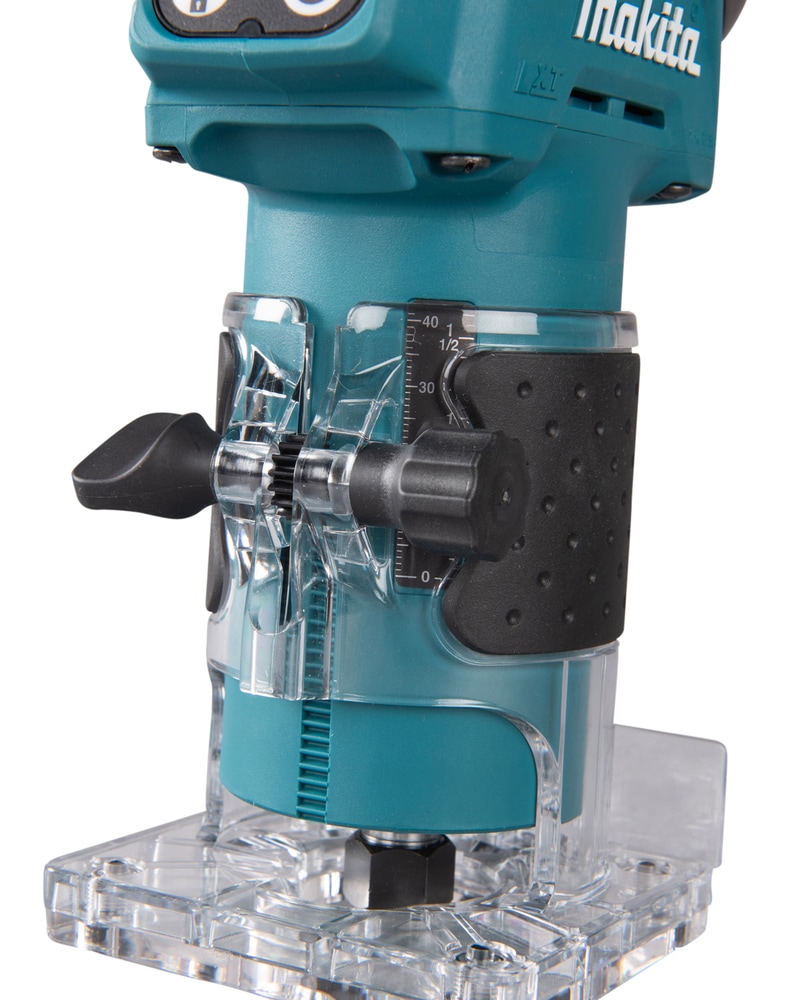 Makita Akku-Fräse »Kantenfräser »DRT52Z« 6 mm, 30.000 min⁻¹, ohne Akku und Ladegerät« leichte bürstenlose Akku-Kantenfräse für Tischler und Hobbyhandwerker