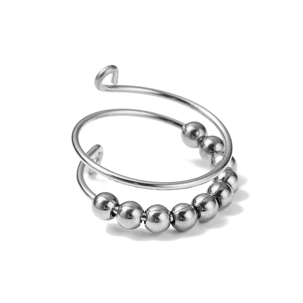 Firetti Fingerring »Schmuck Geschenk Edelstahl Ring Anti-Stress Meditationsring« Made in Germany