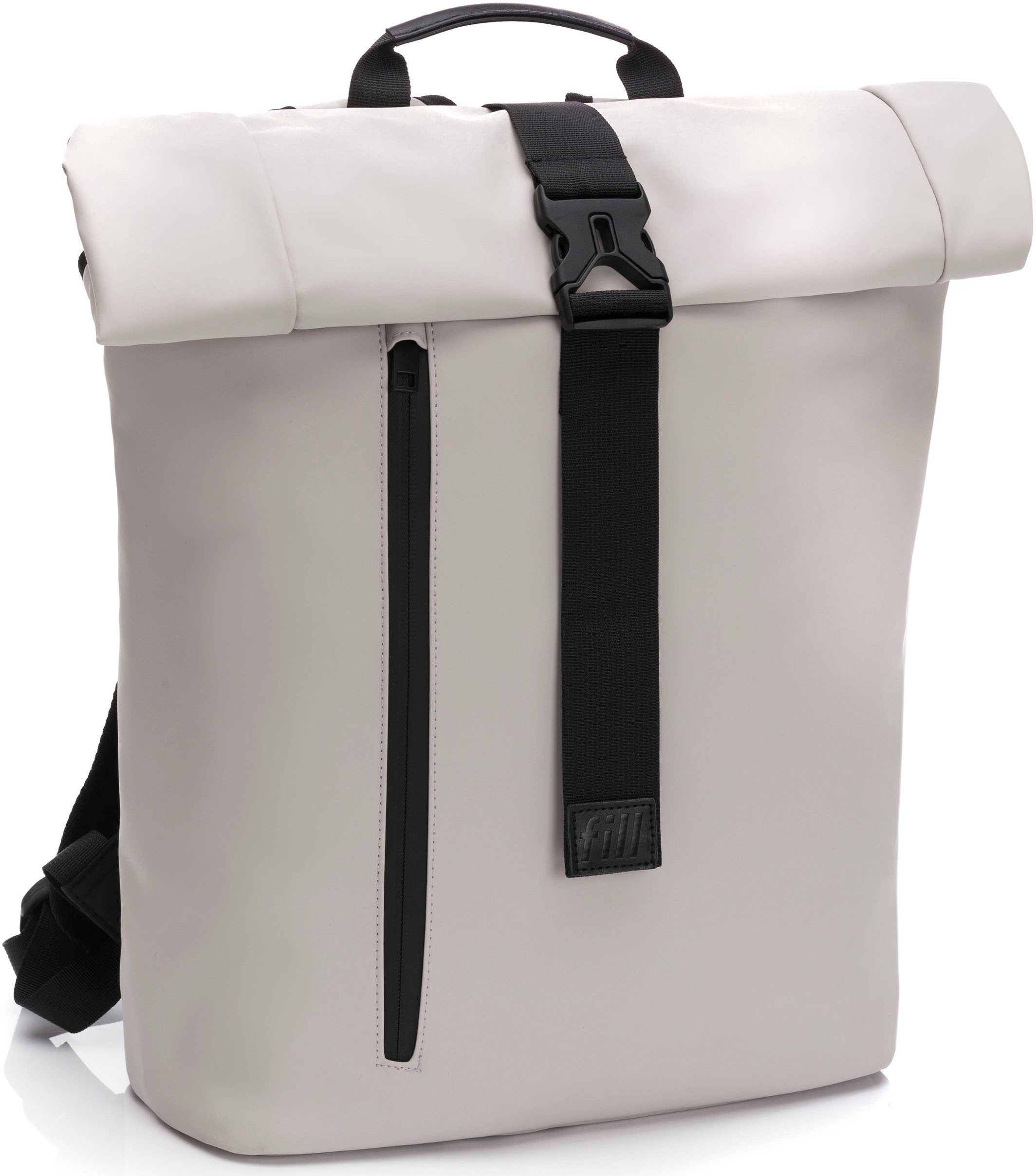 Fillikid Wickelrucksack »Oslo, alabaster beige«, inkl. Flaschenwärmer und Wickelauflage